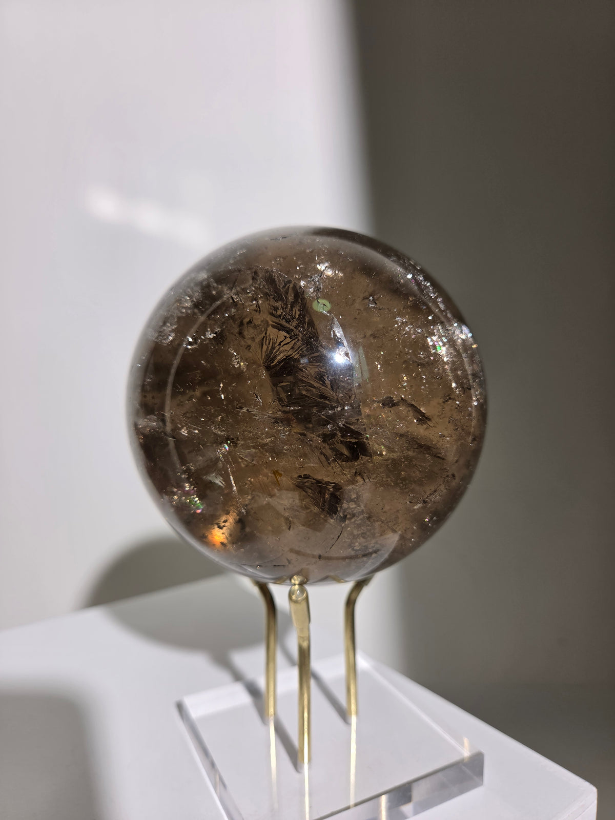 Smoky Quartz Sphere 010