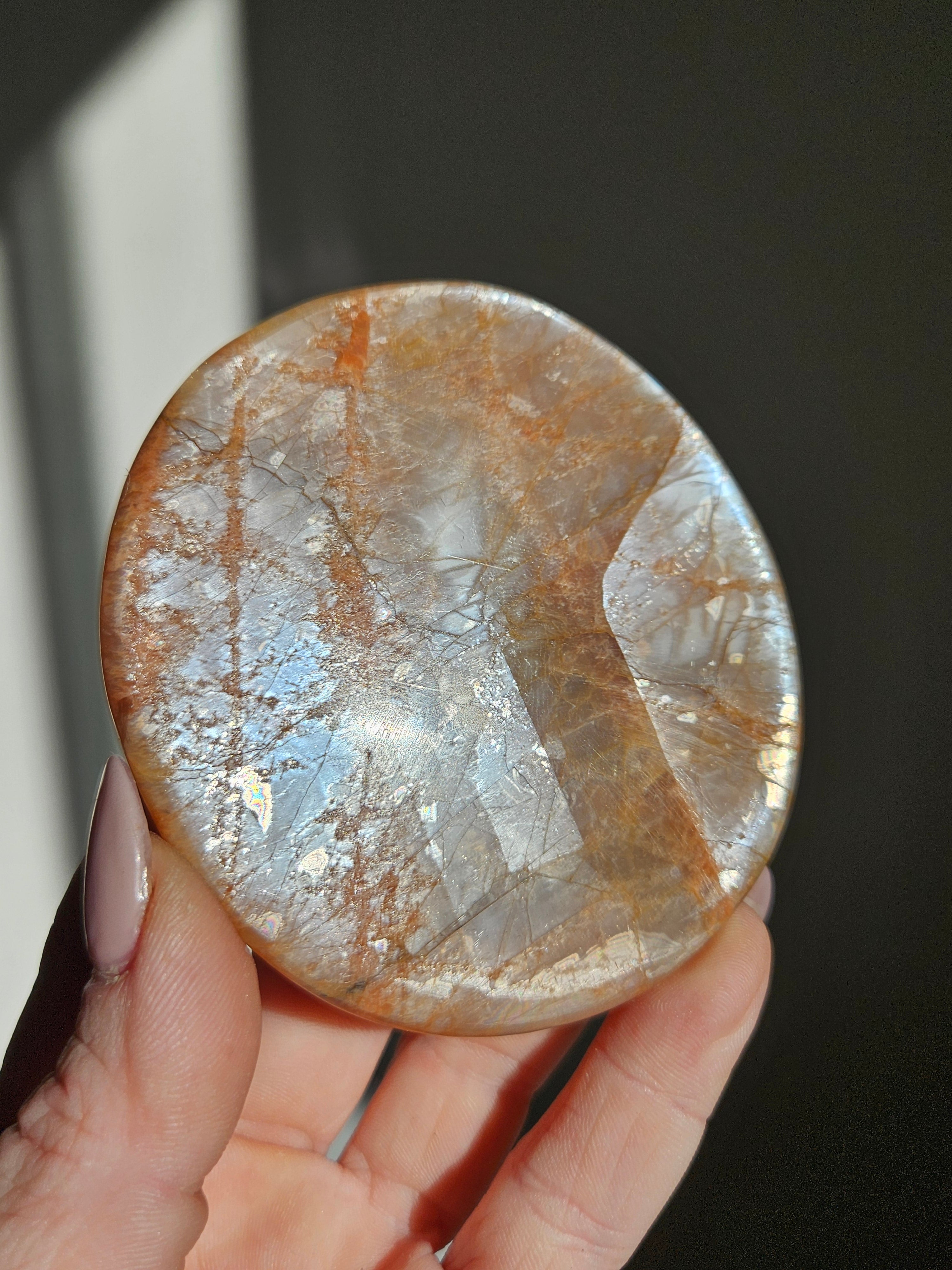 Peach Moonstone Slab 001