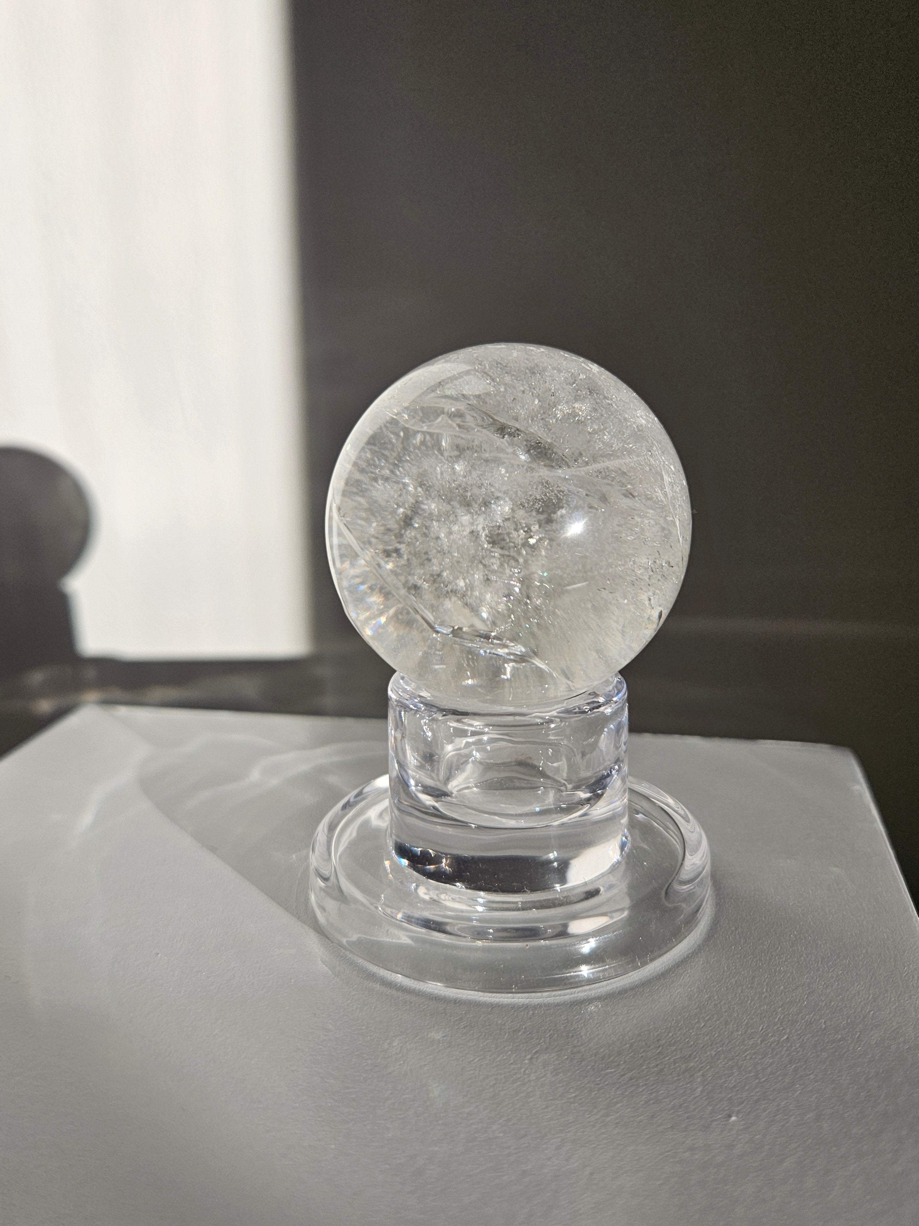 Lemurian Quartz Sphere 014