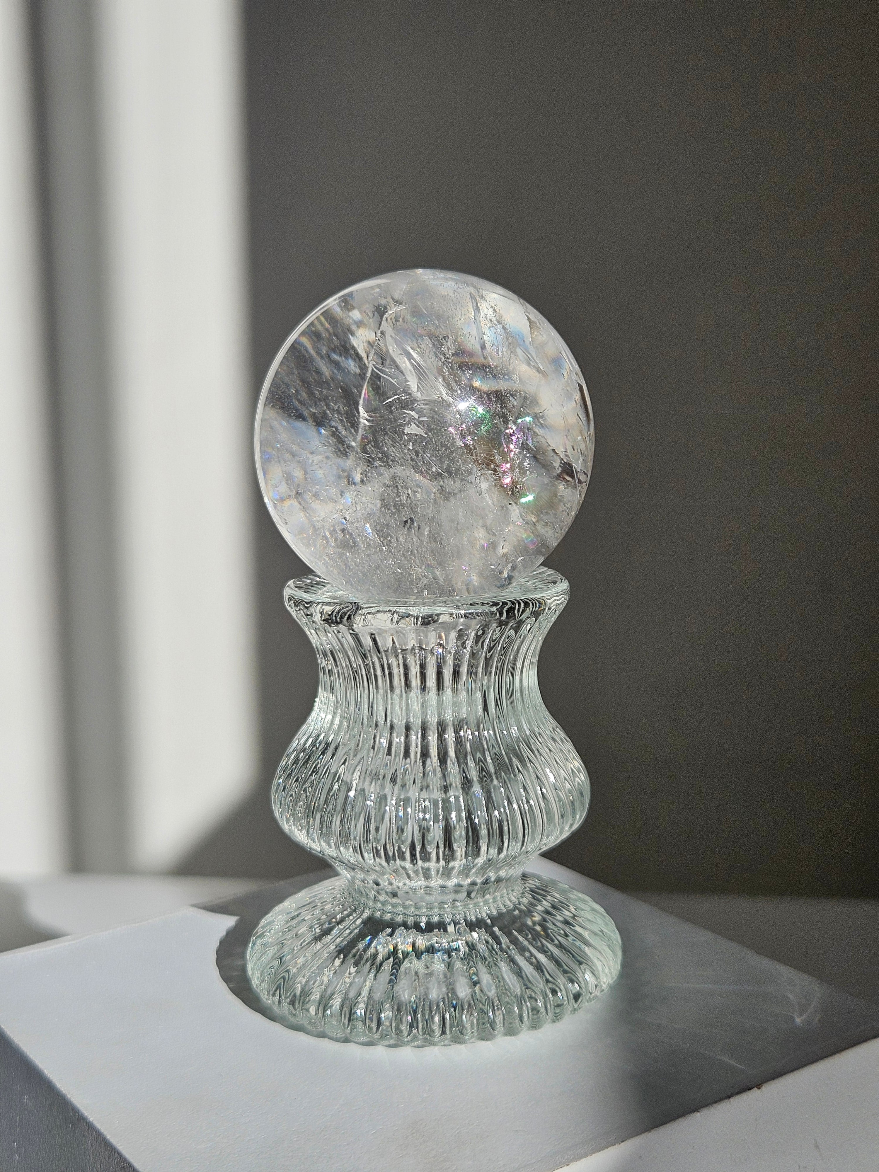 Lemurian Quartz Sphere 011