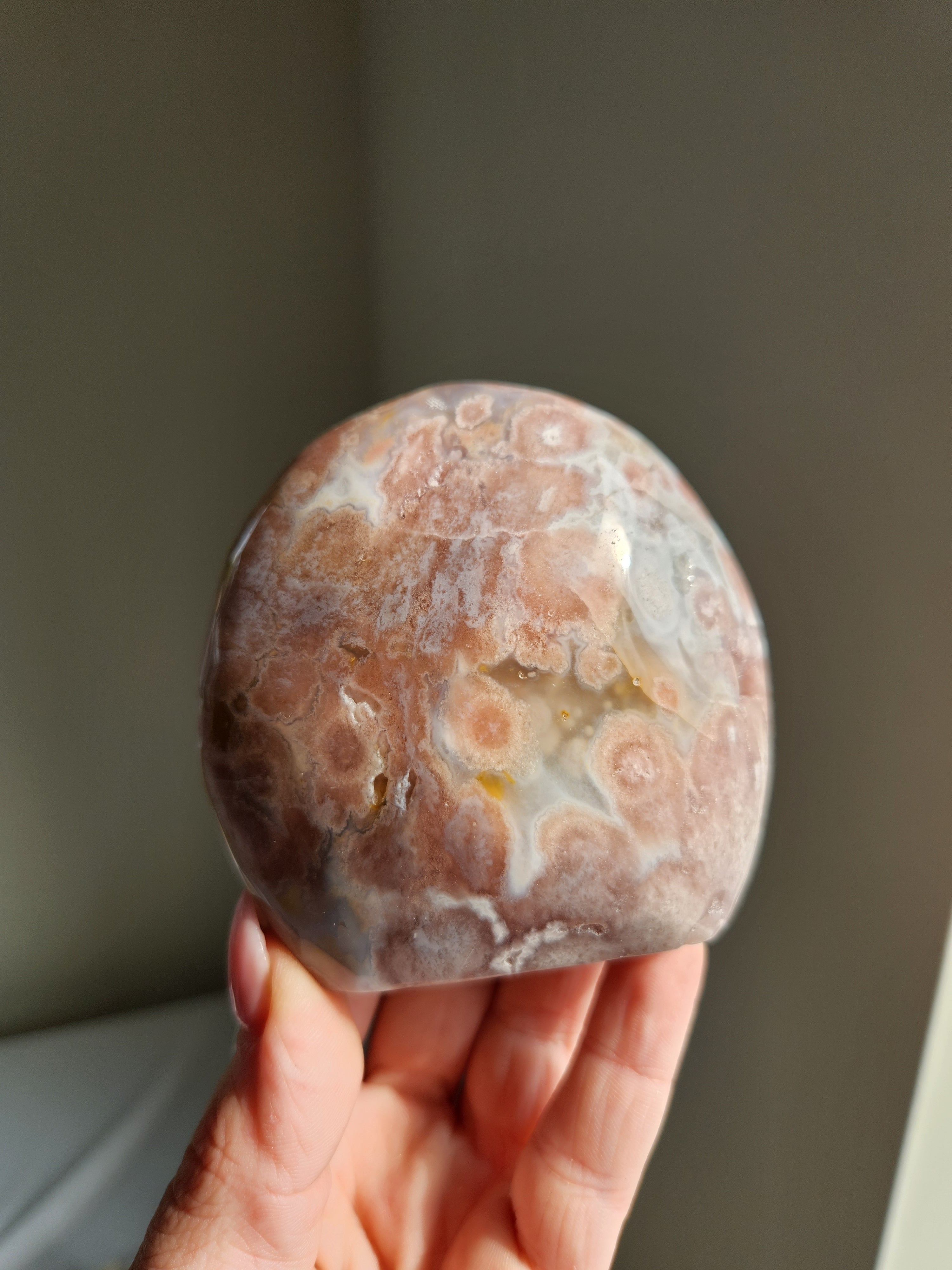 Flower Agate Freeform 003