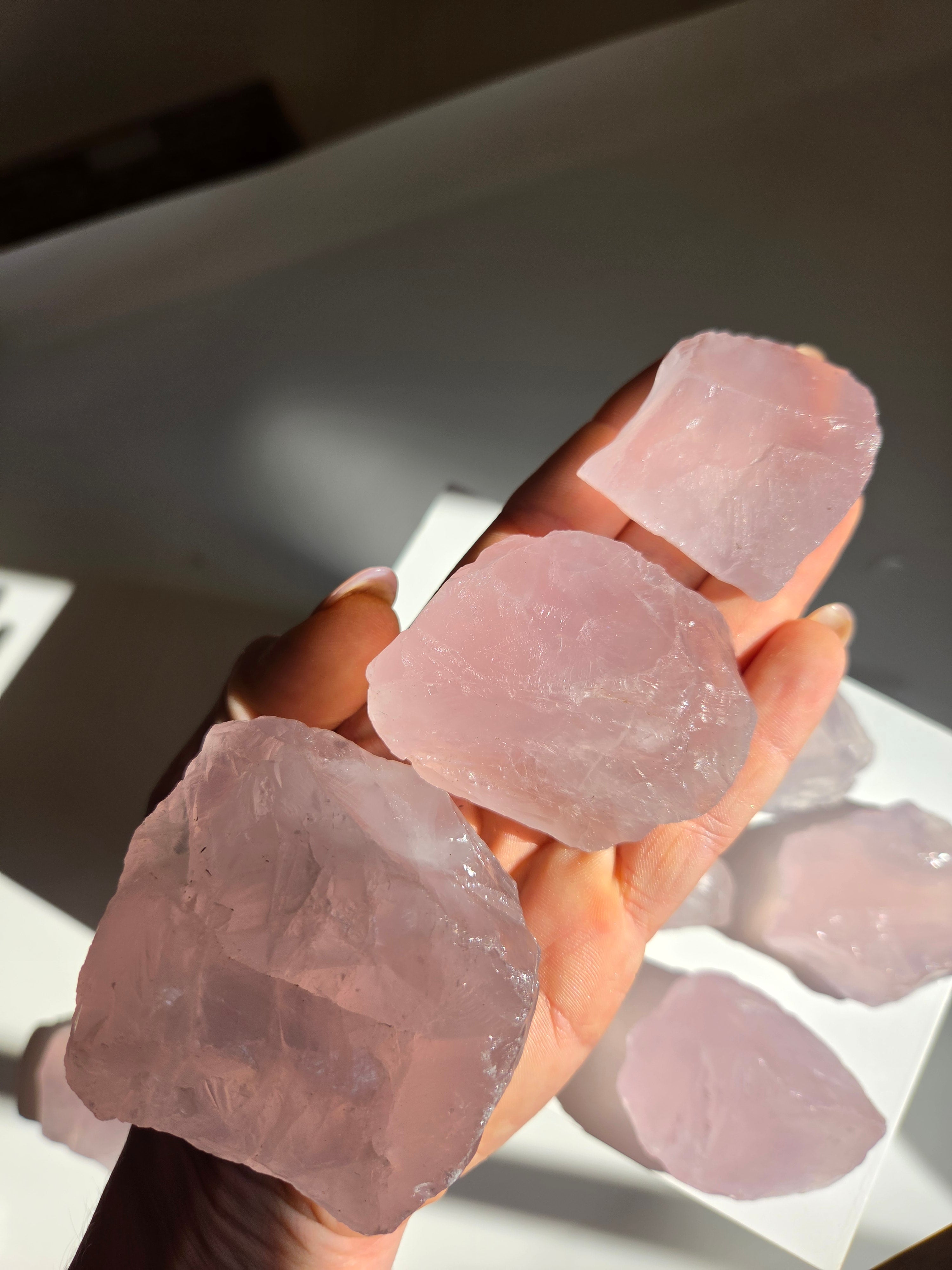 Raw Rose Quartz | Intuitively selected