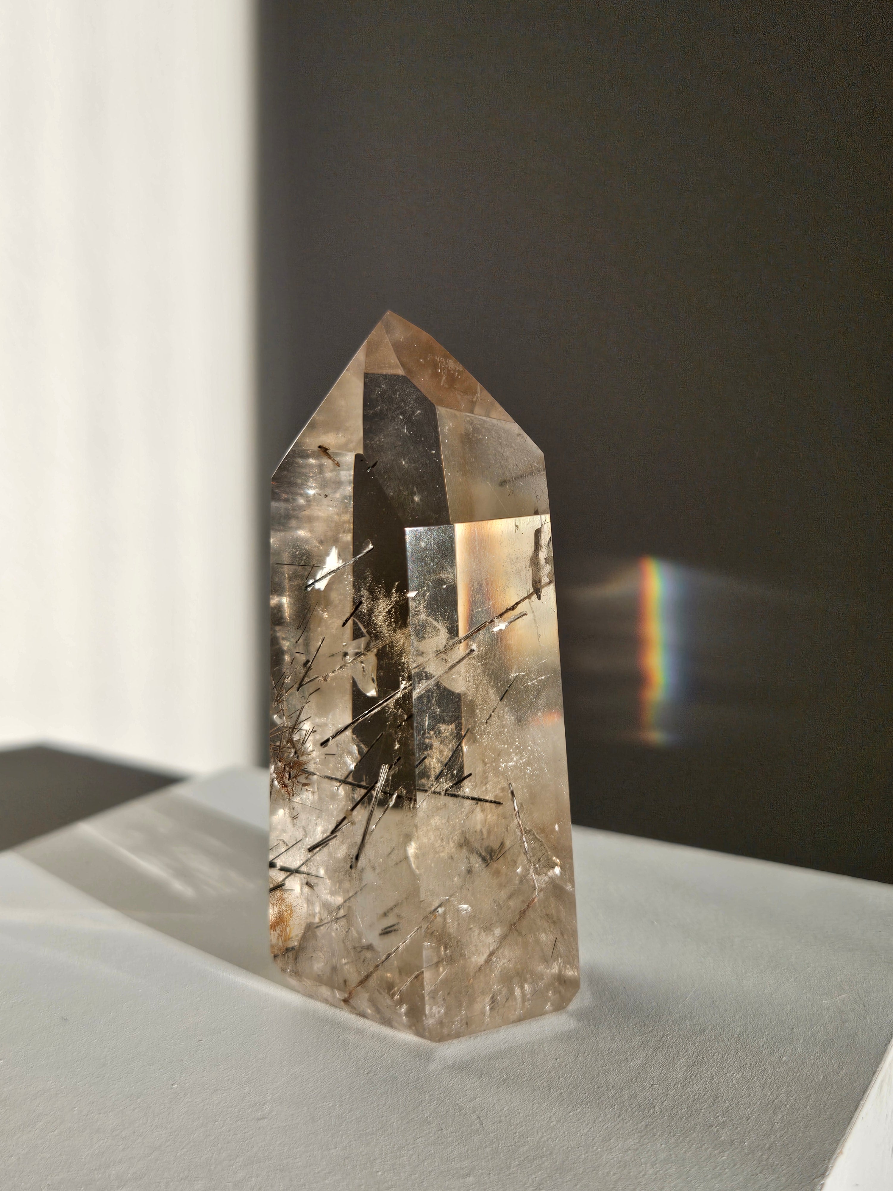 Citrine x Rutile Tower 008