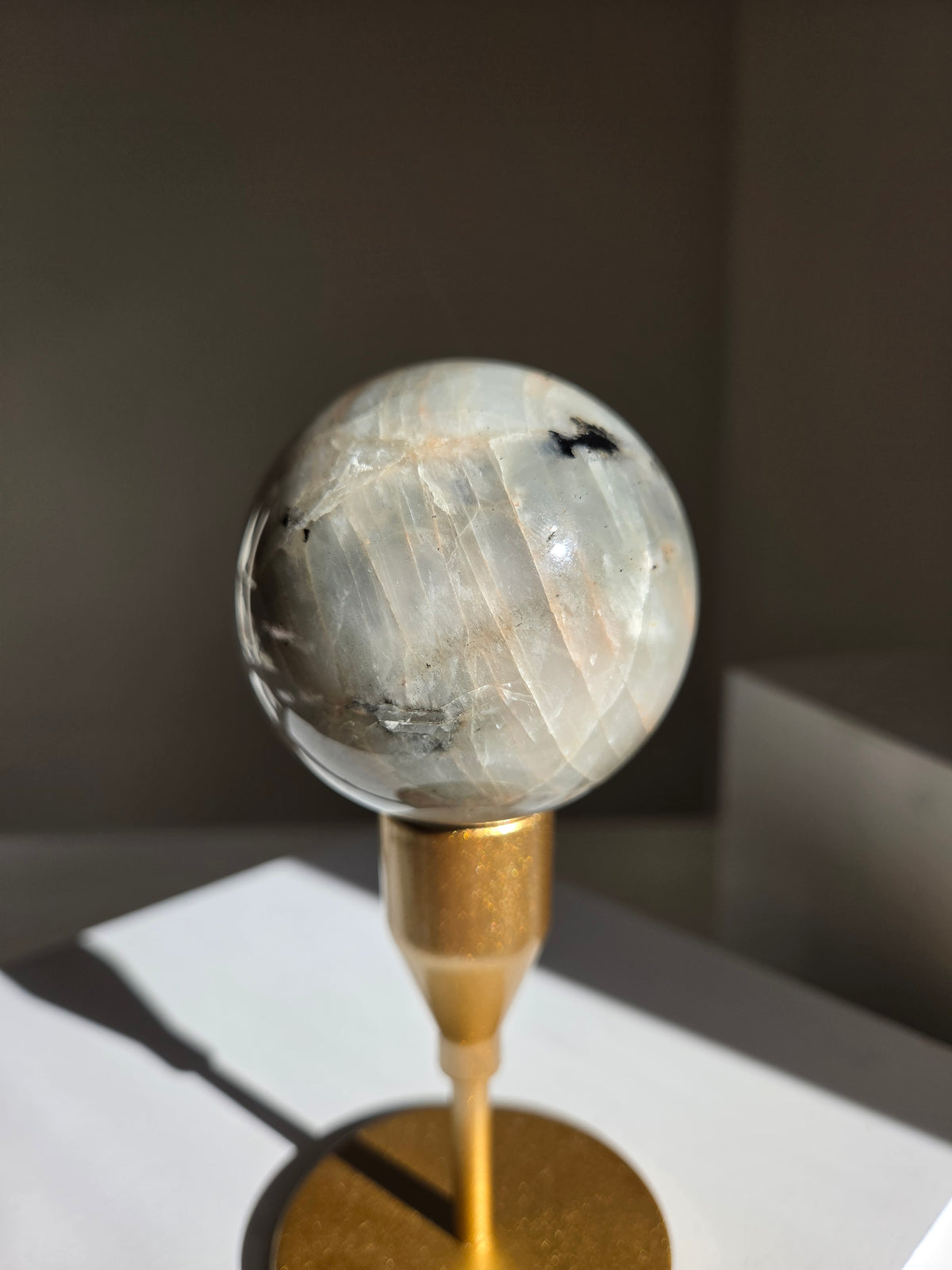 Green Moonstone Sphere 002