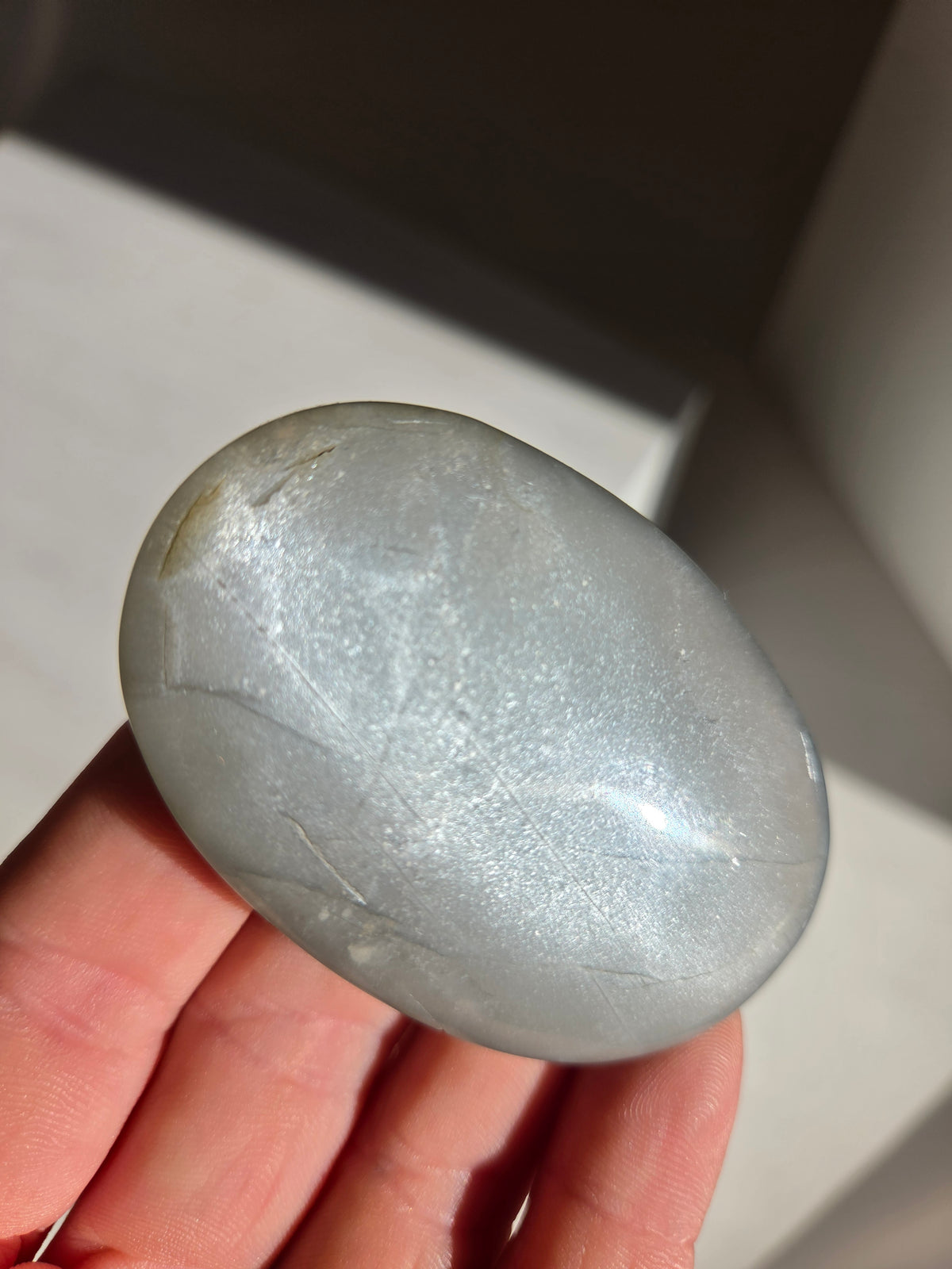 Green Moonstone Palmstone 006