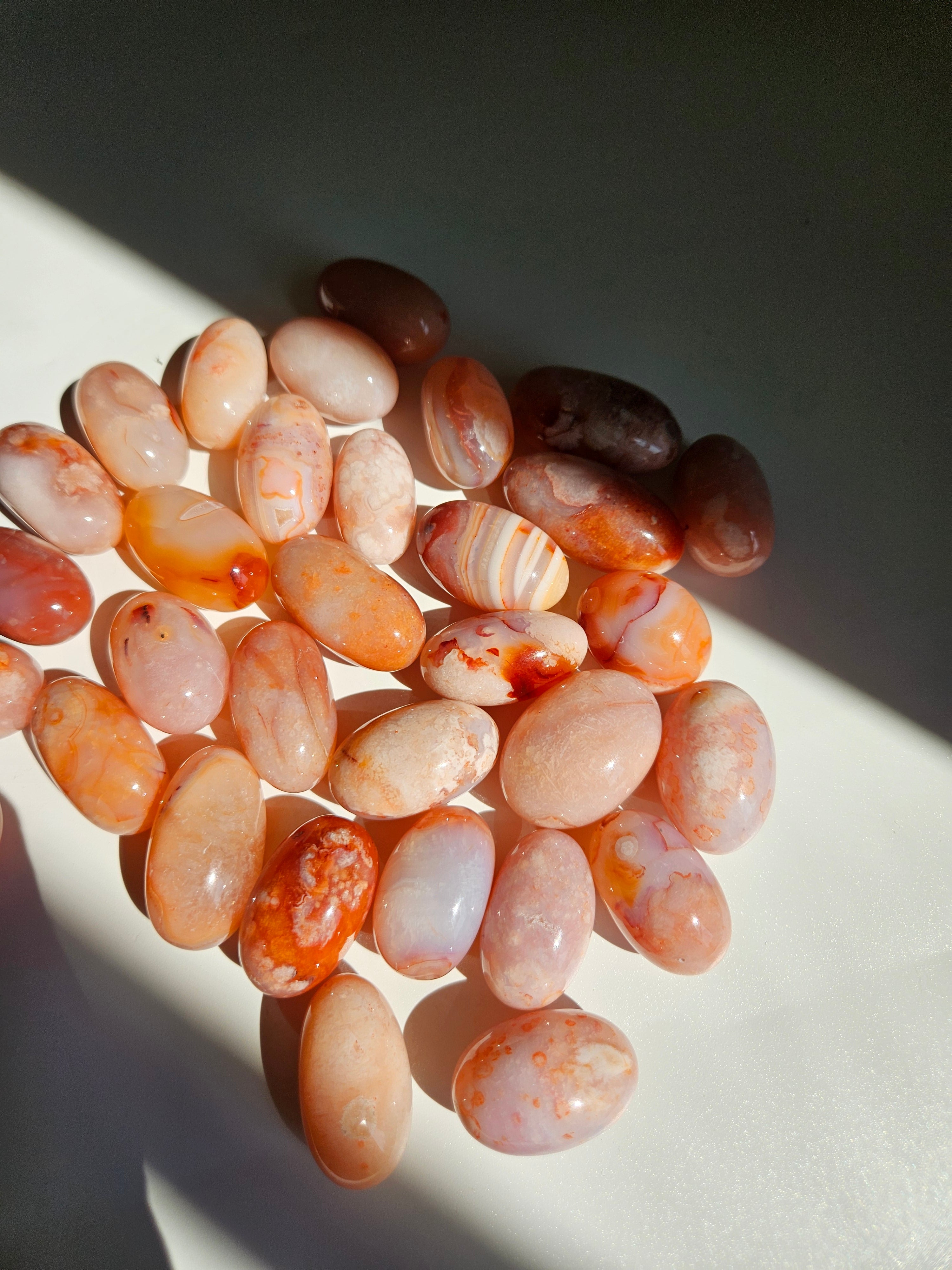 Flower Agate X Carnelian Shiva