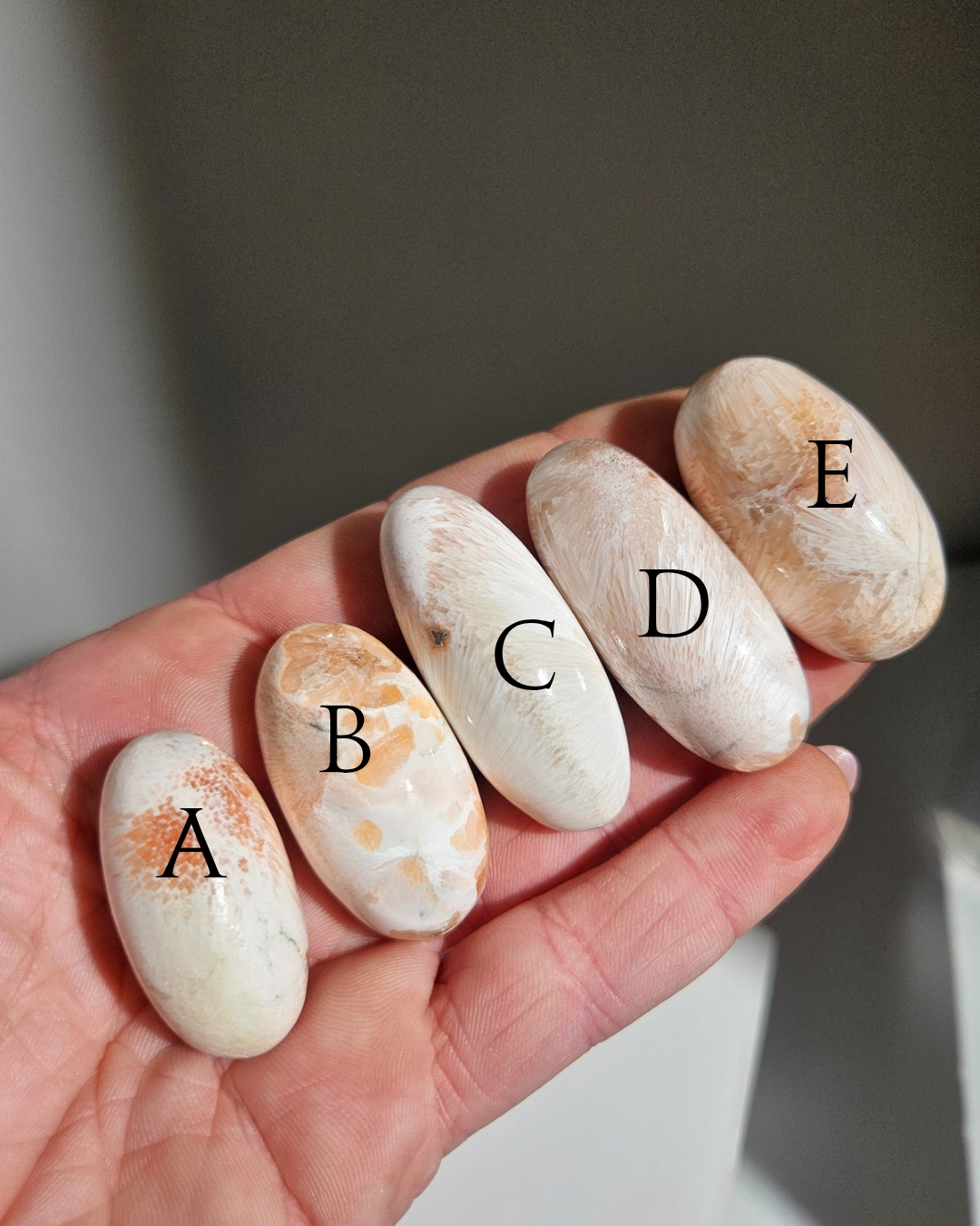 Peach Scolecite Shiva