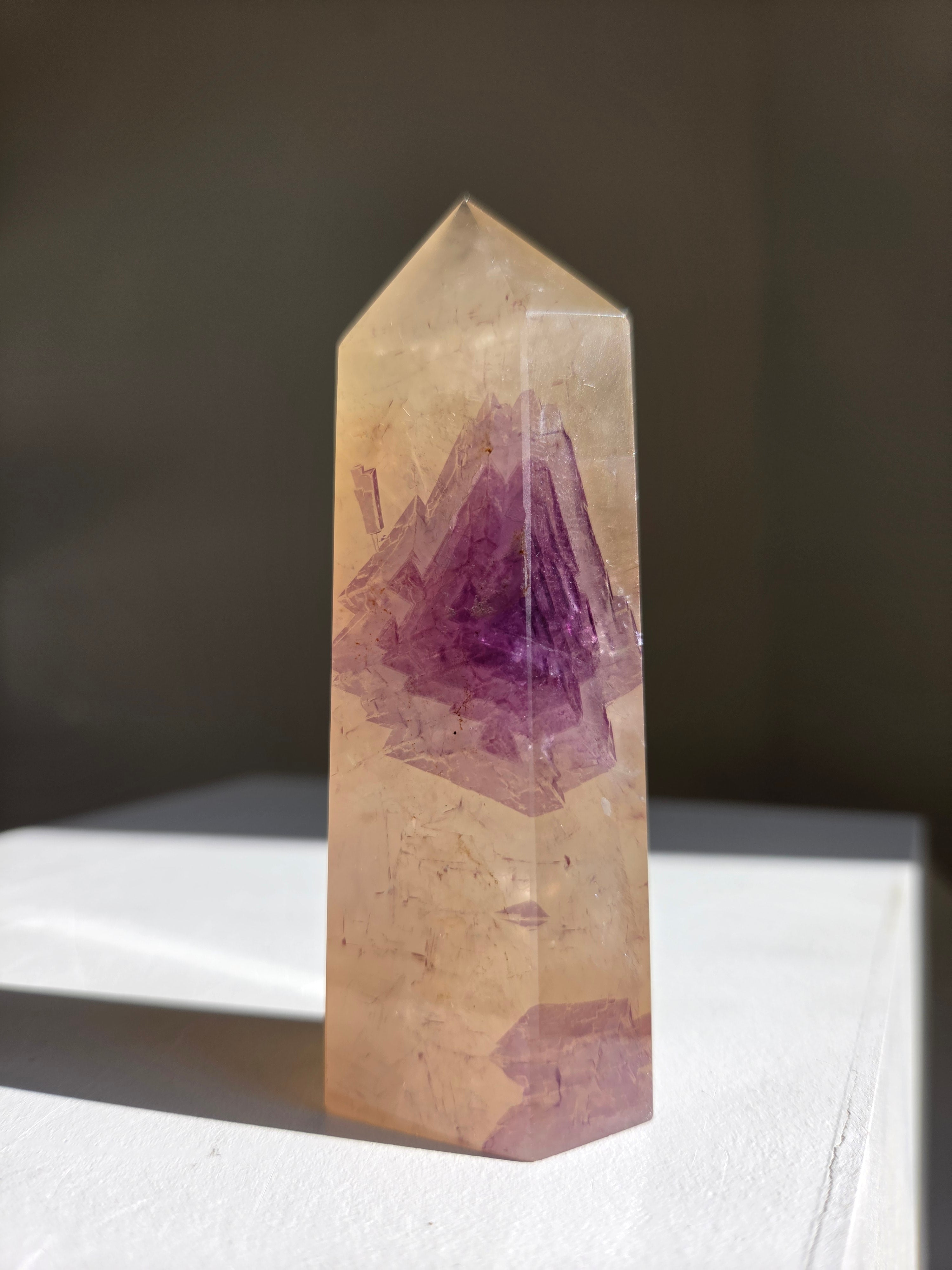 Yellow Fluorite Tower 001