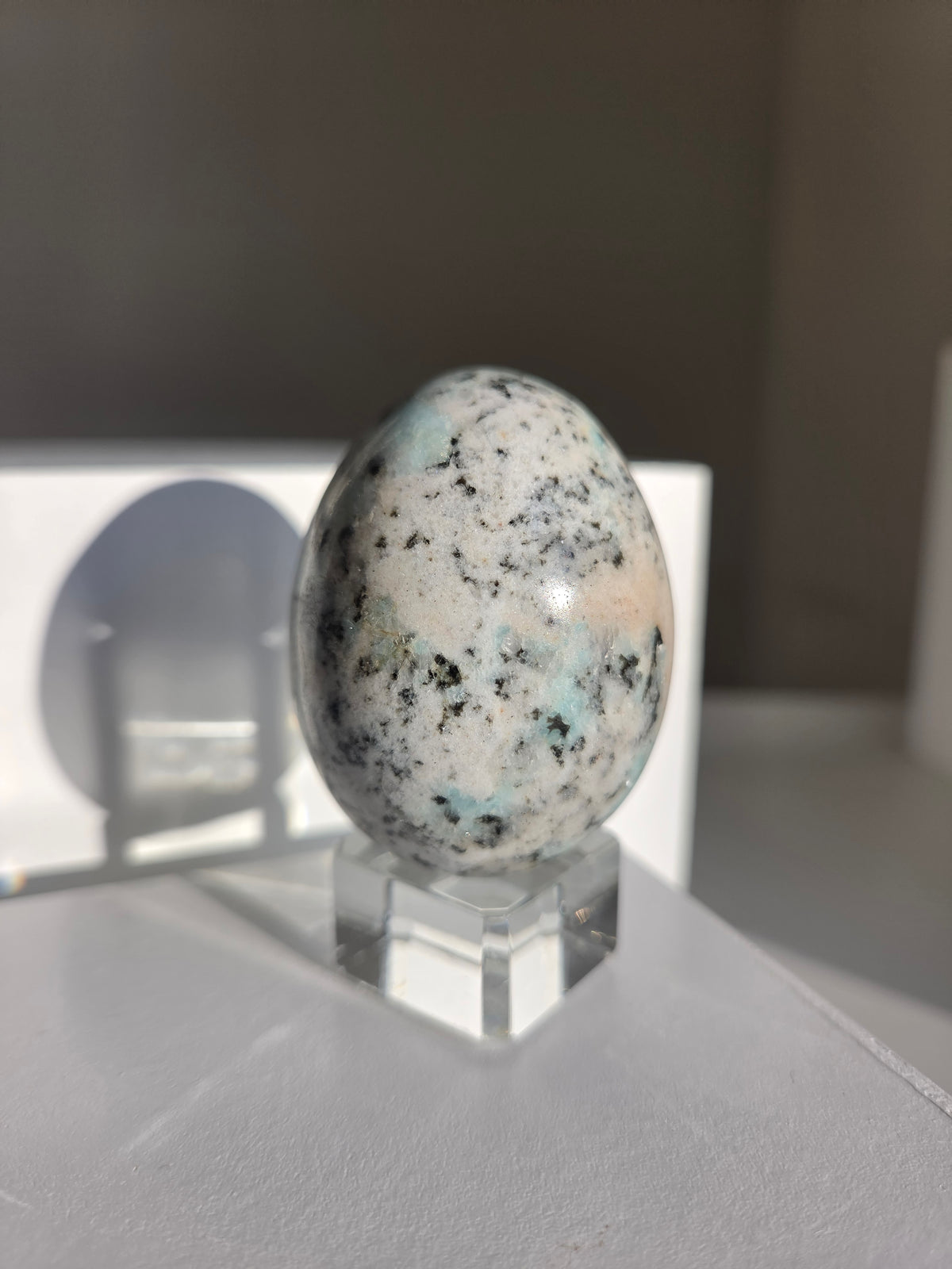 Amazonite x Quartz Egg 004