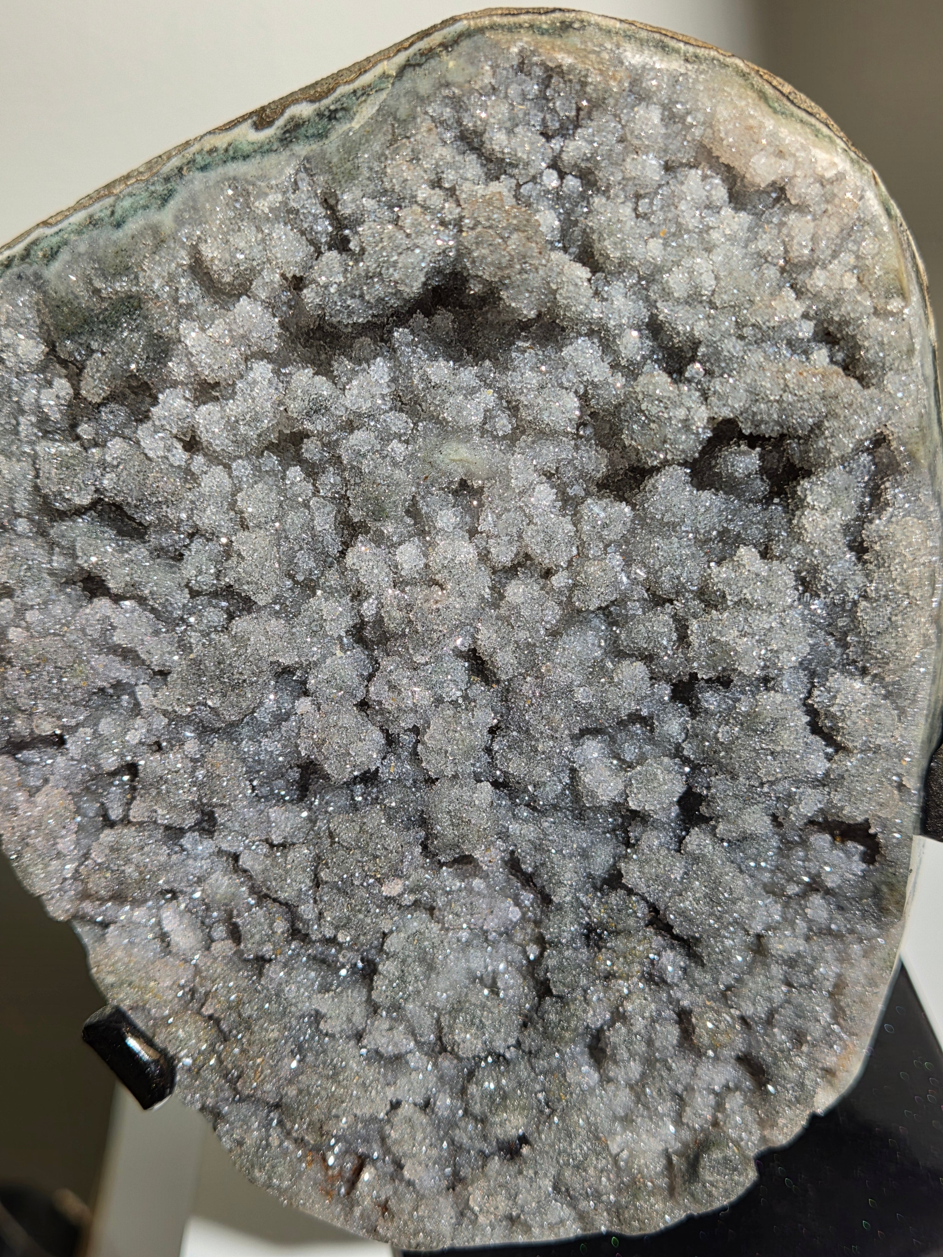 Green Gray Amethyst Statement
