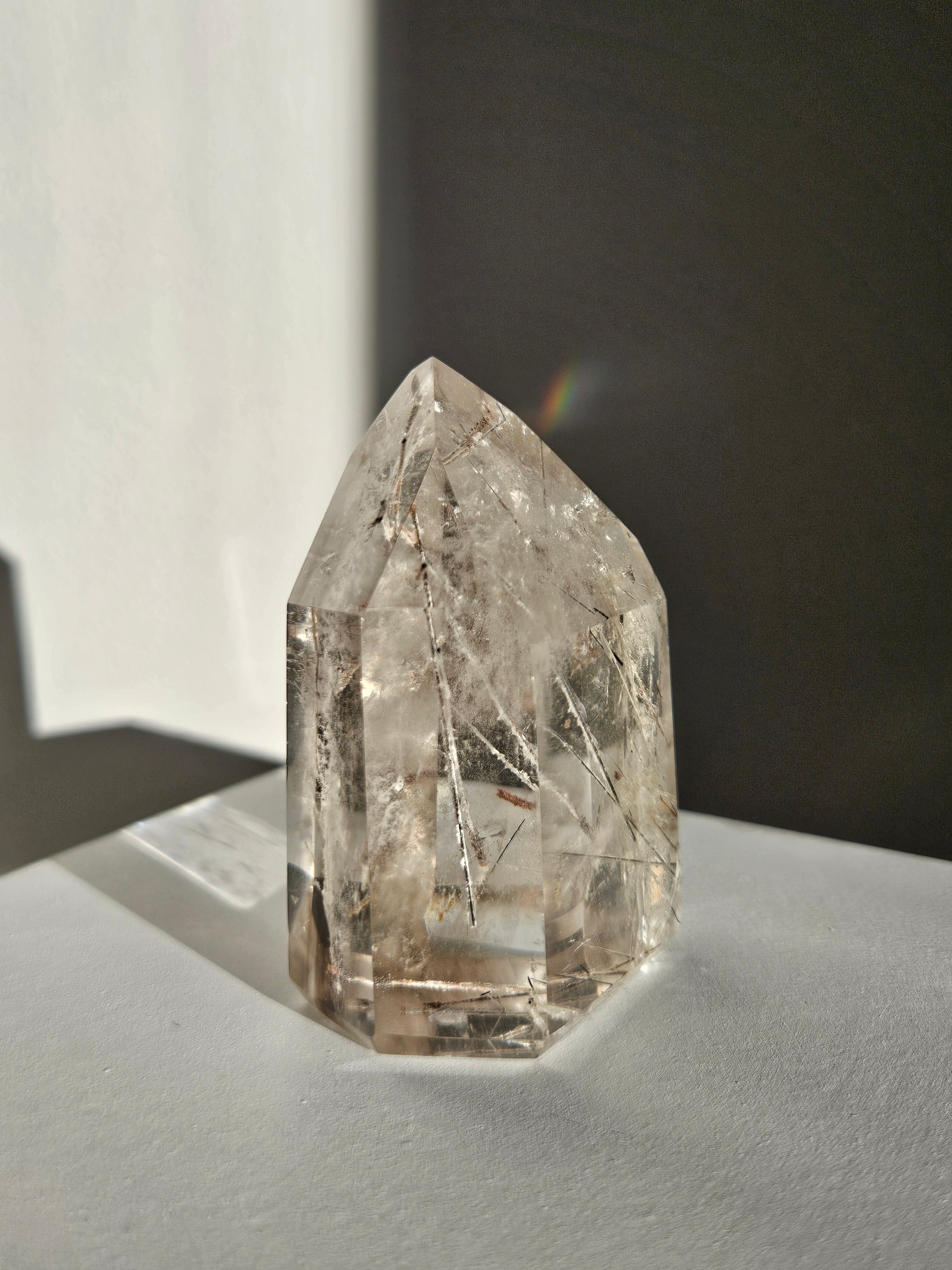 Citrine x Rutile Tower 010