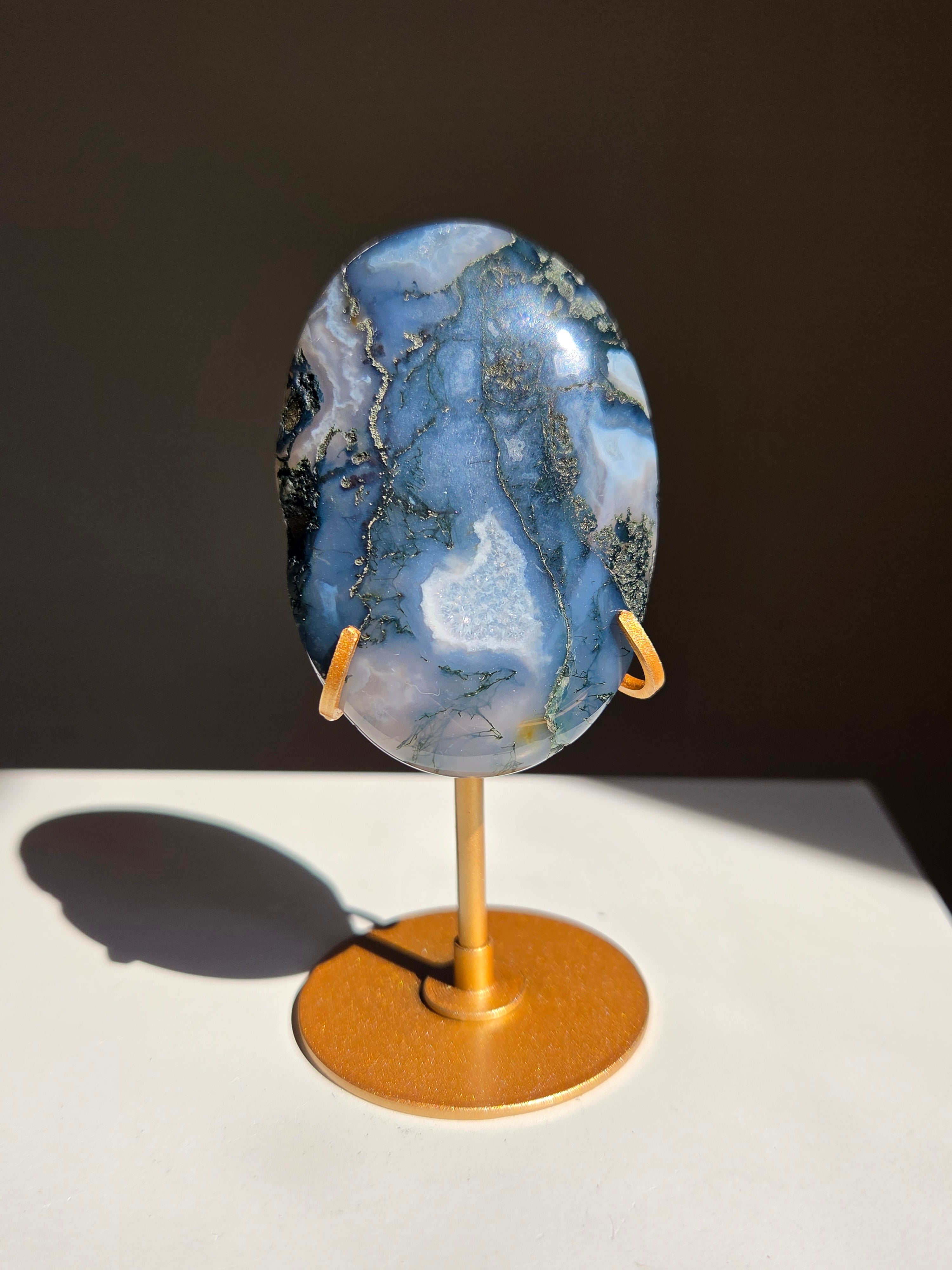 Moss Agate Palmstone 002