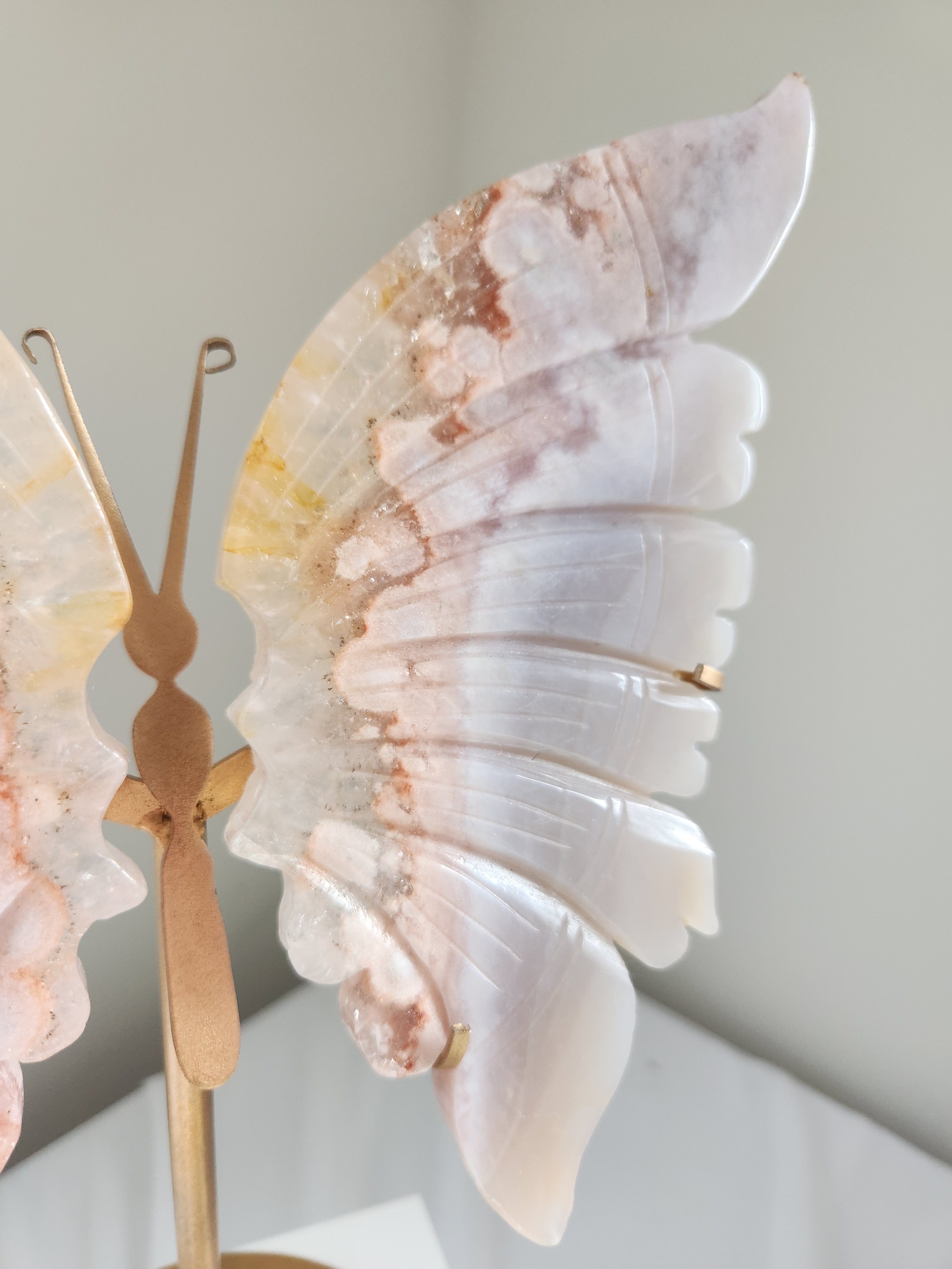 Flower Agate Butterfly