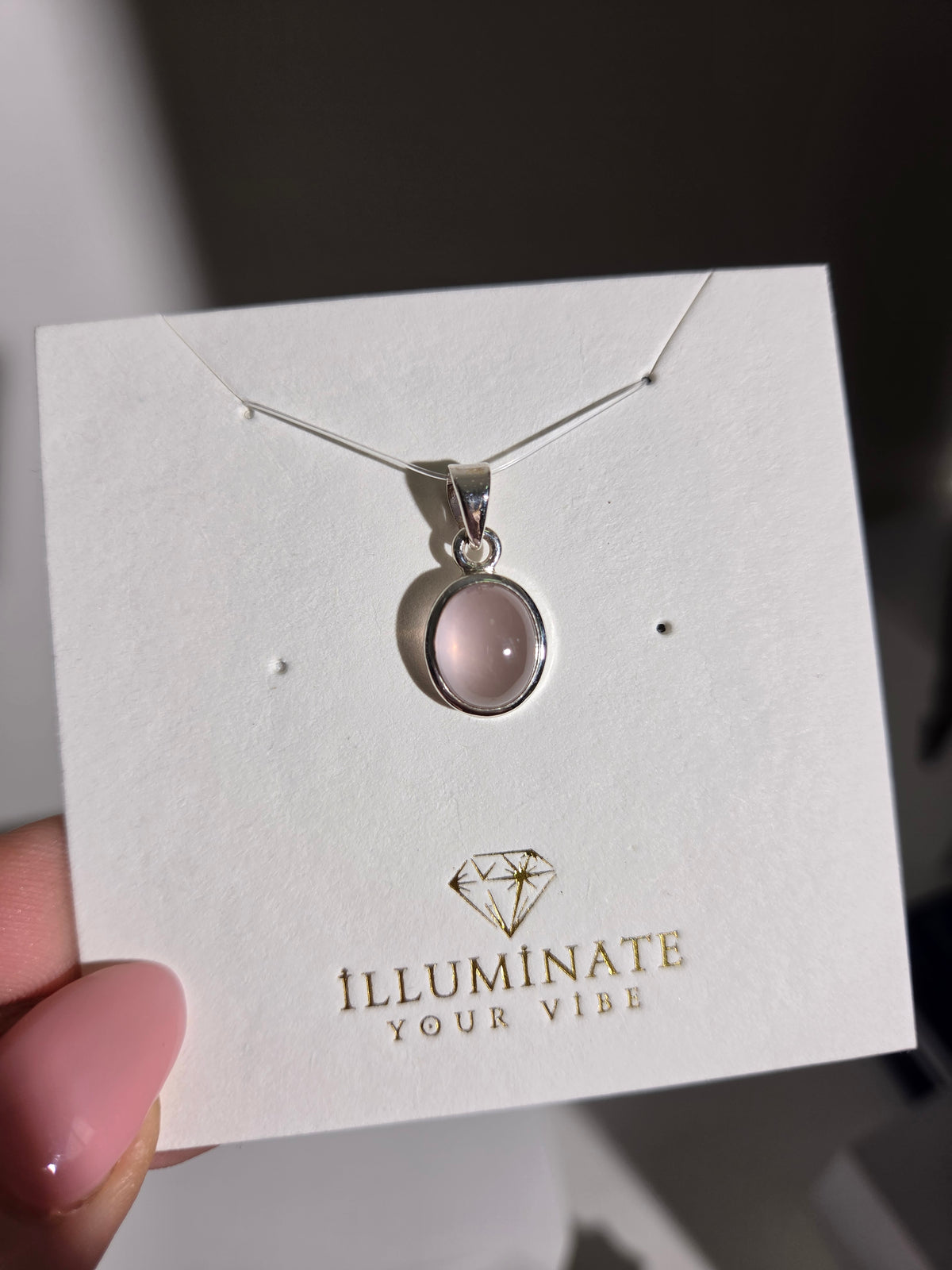 Rose Quartz Pendant 002