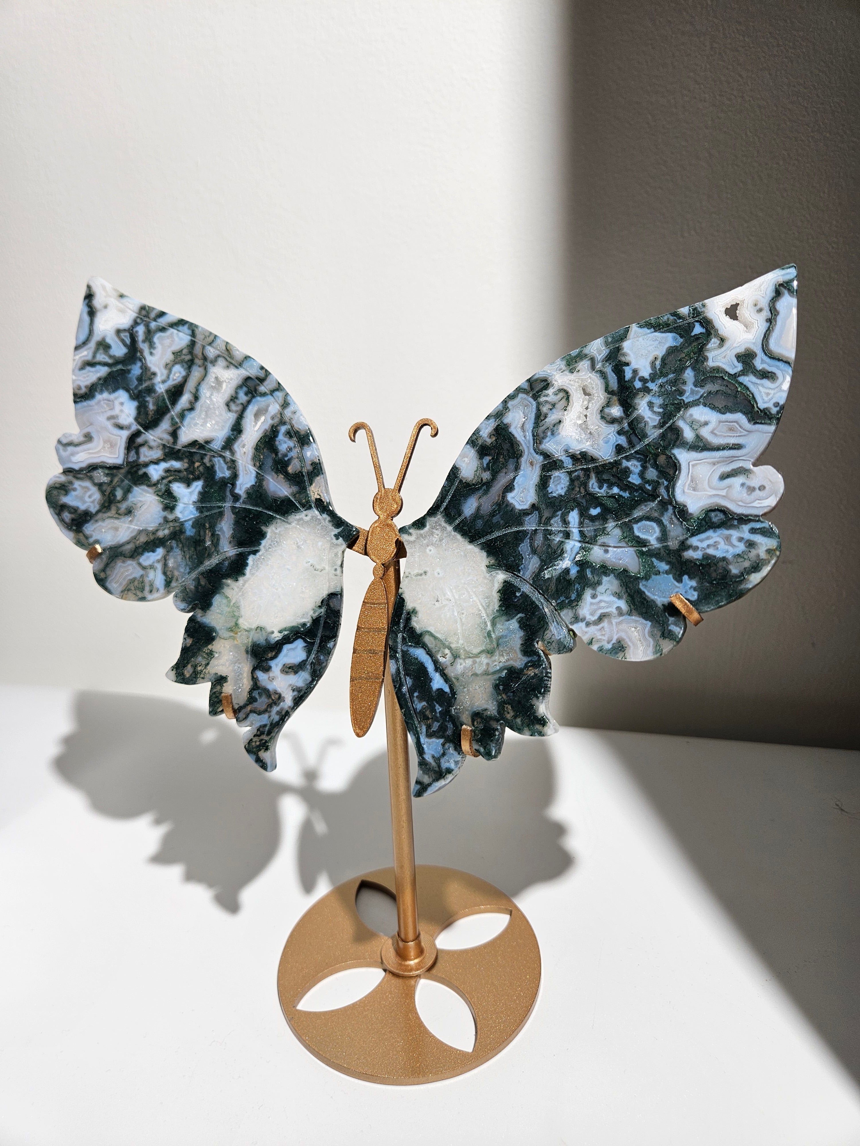 Moss Agate Butterfly 001