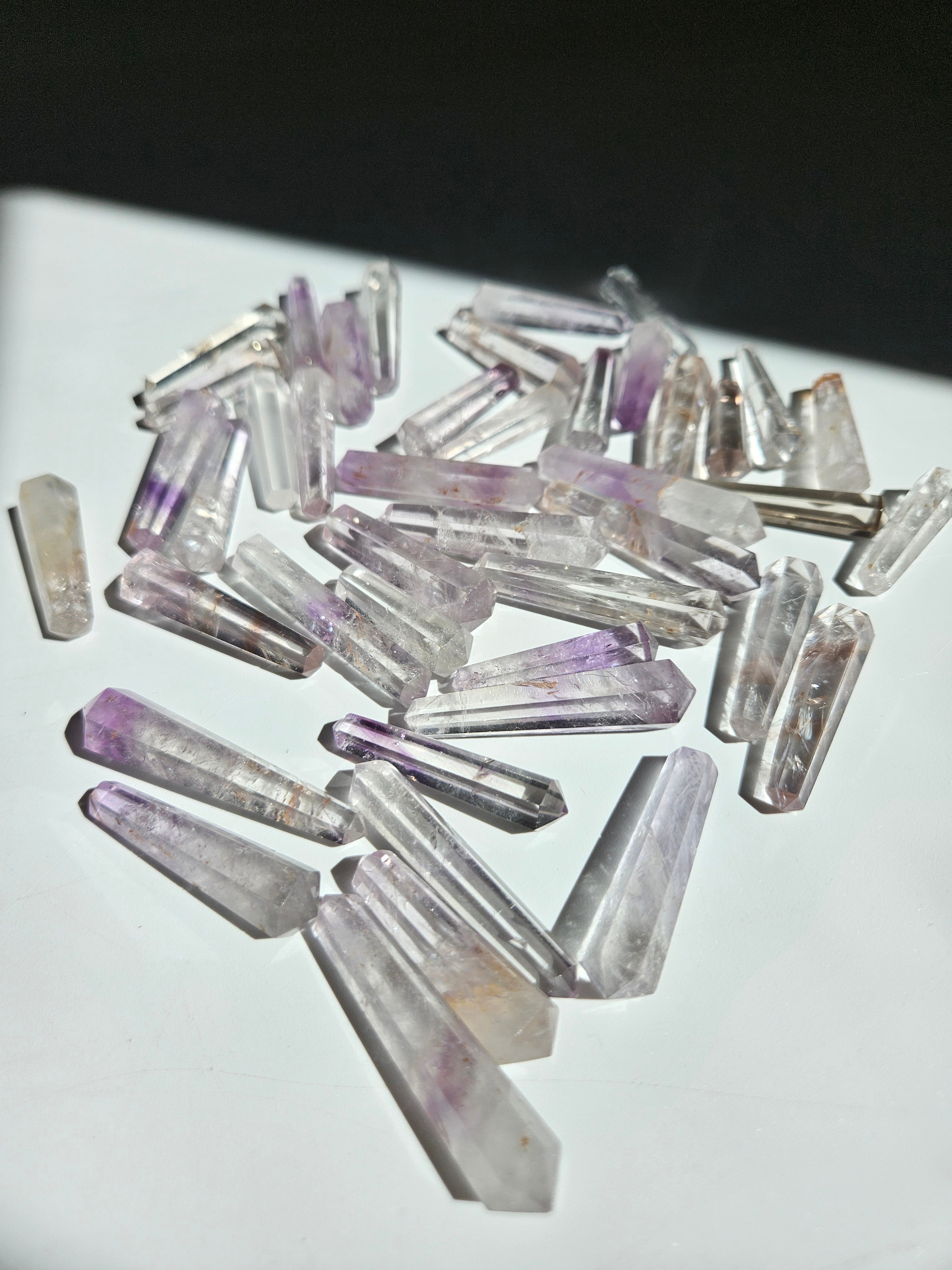 Amethyst x Powellite mini wand