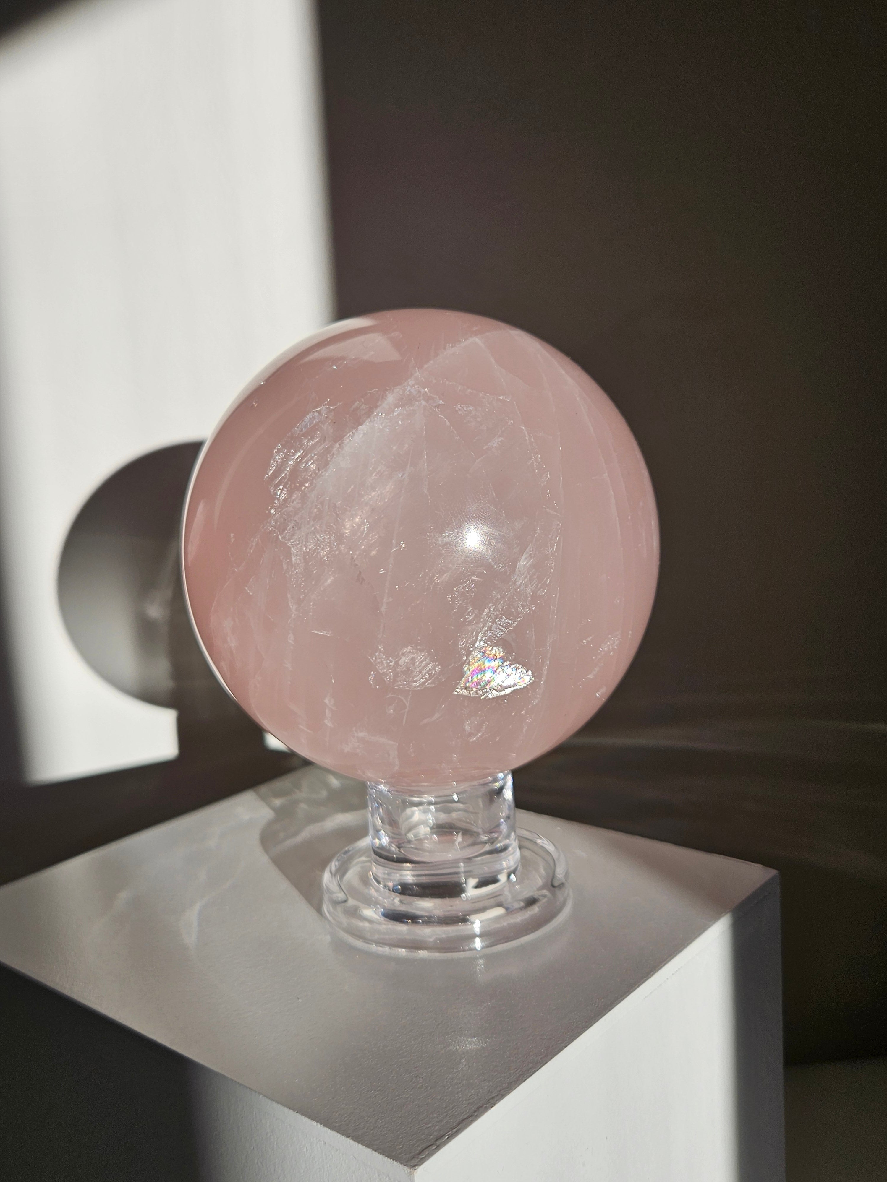 Rose Quartz Sphere 004