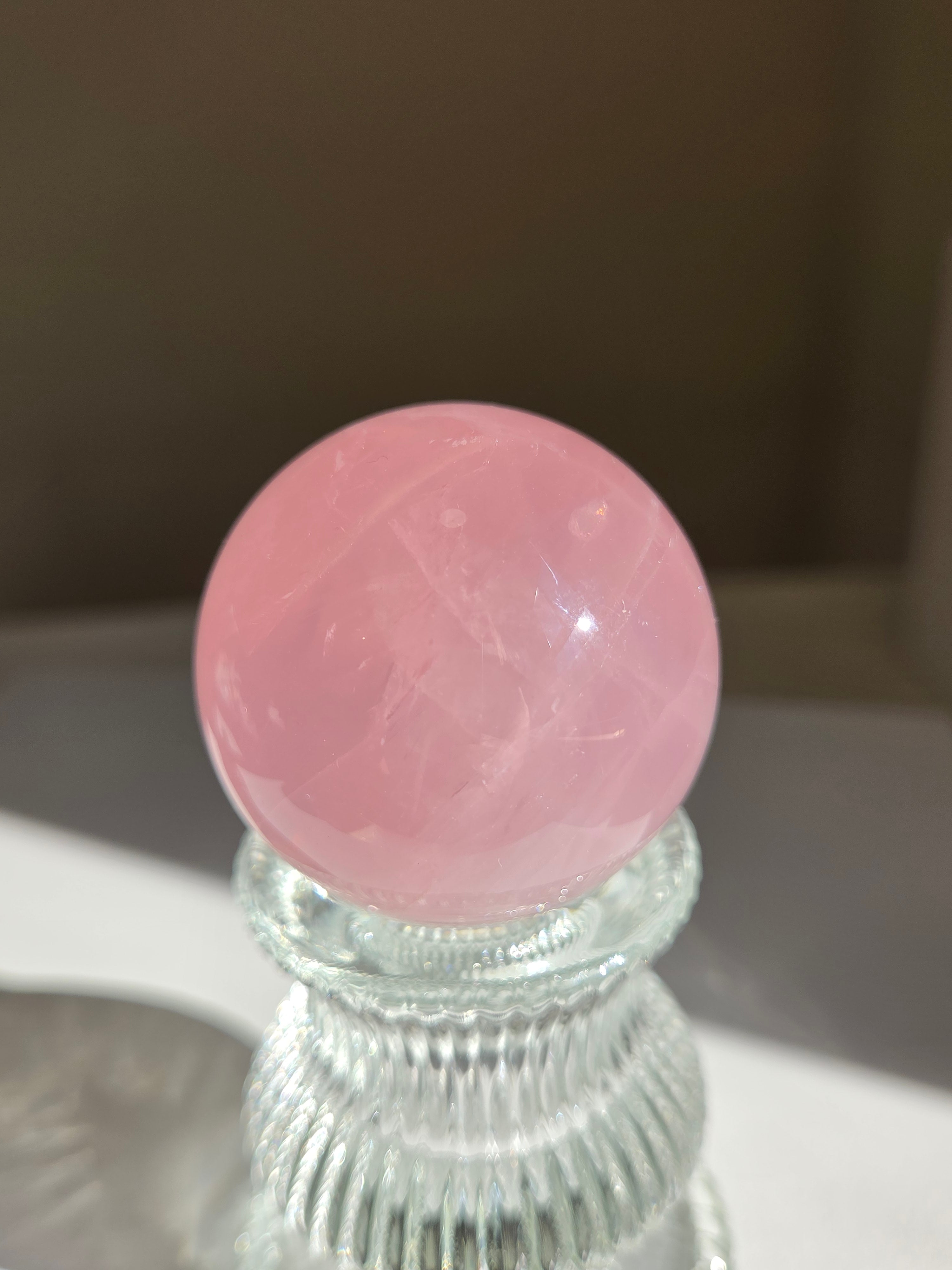 Rose Quartz Sphere 010