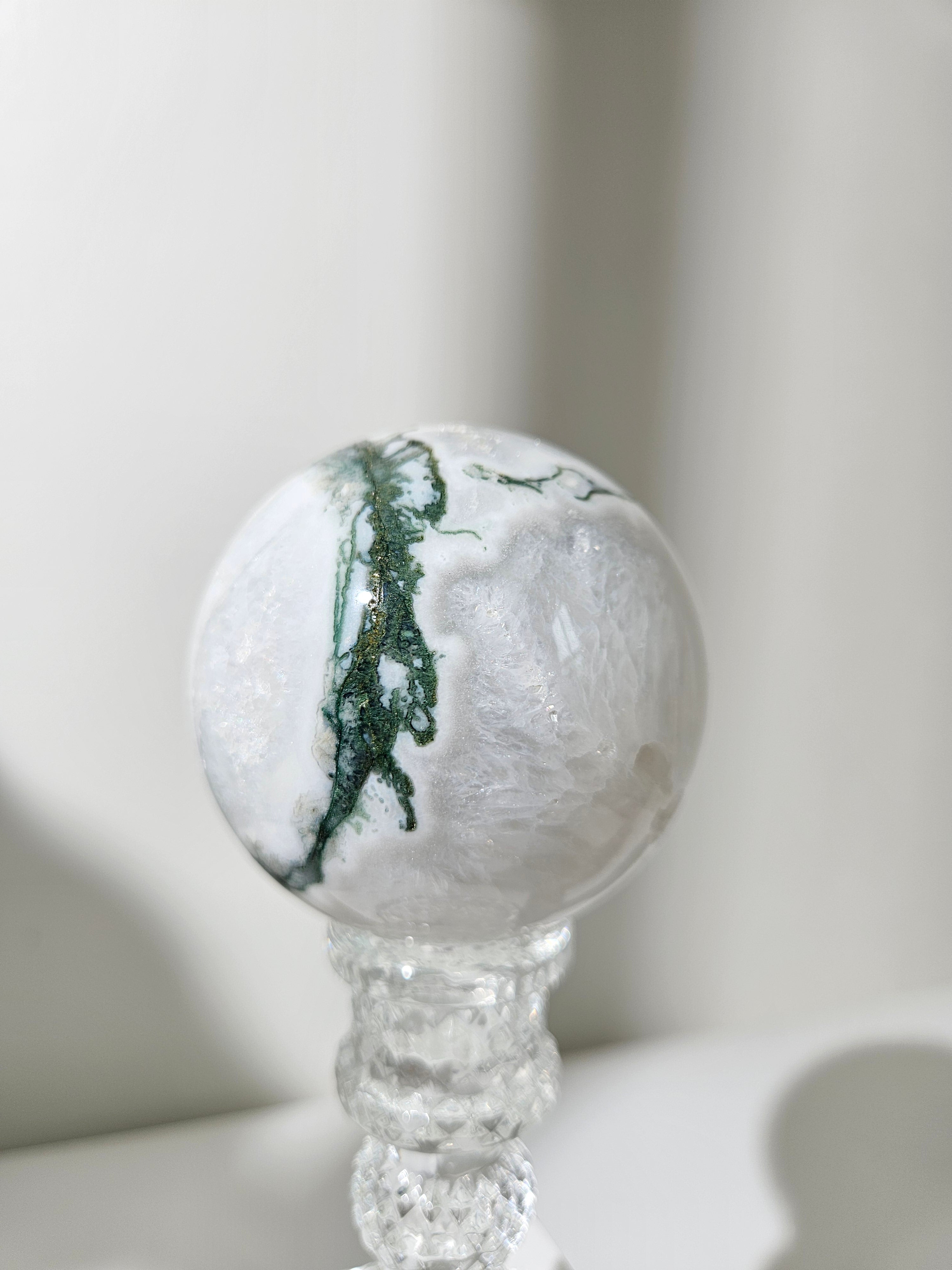 Moss Agate Sphere 004