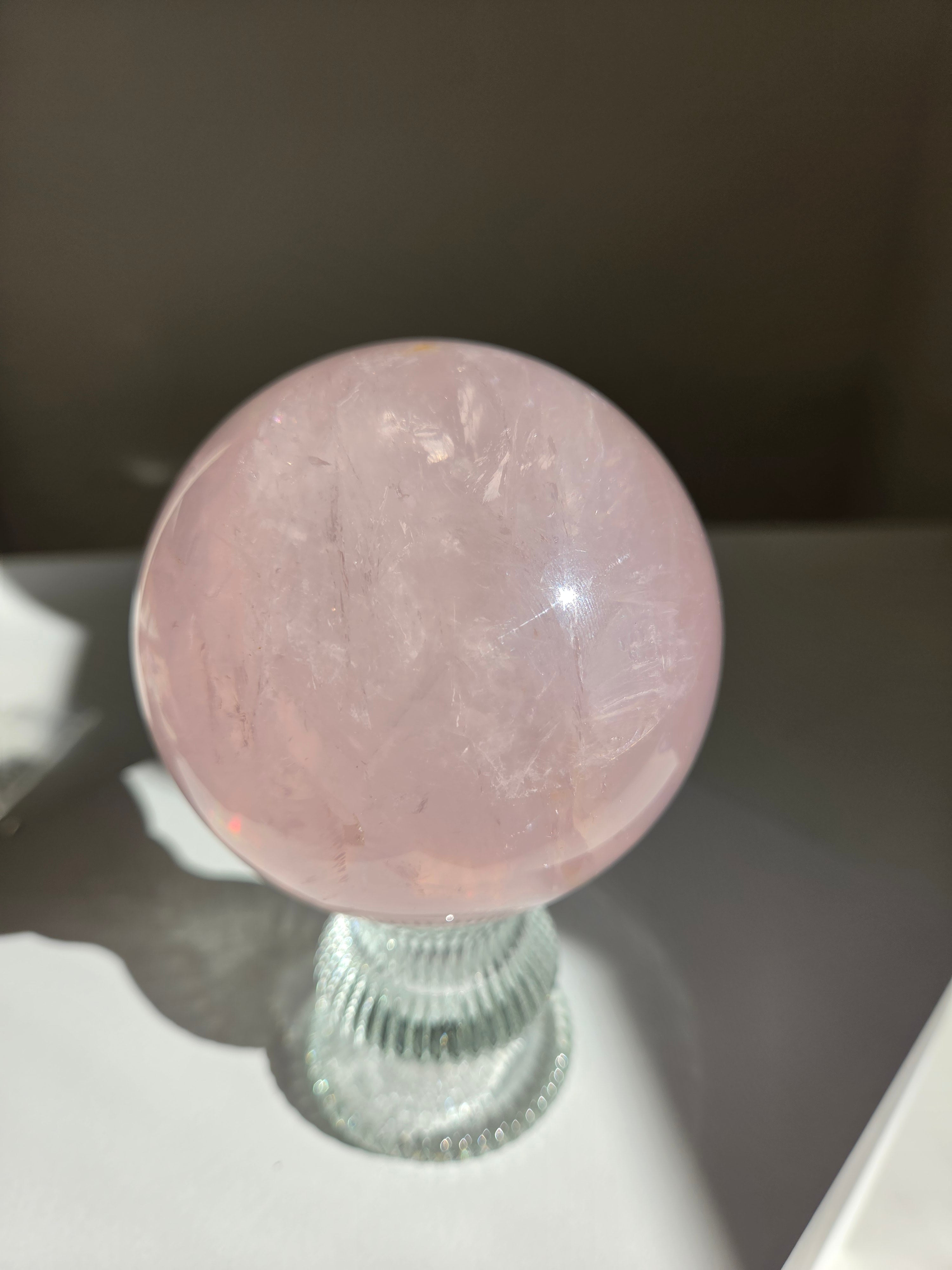 Rose Quartz Sphere 023