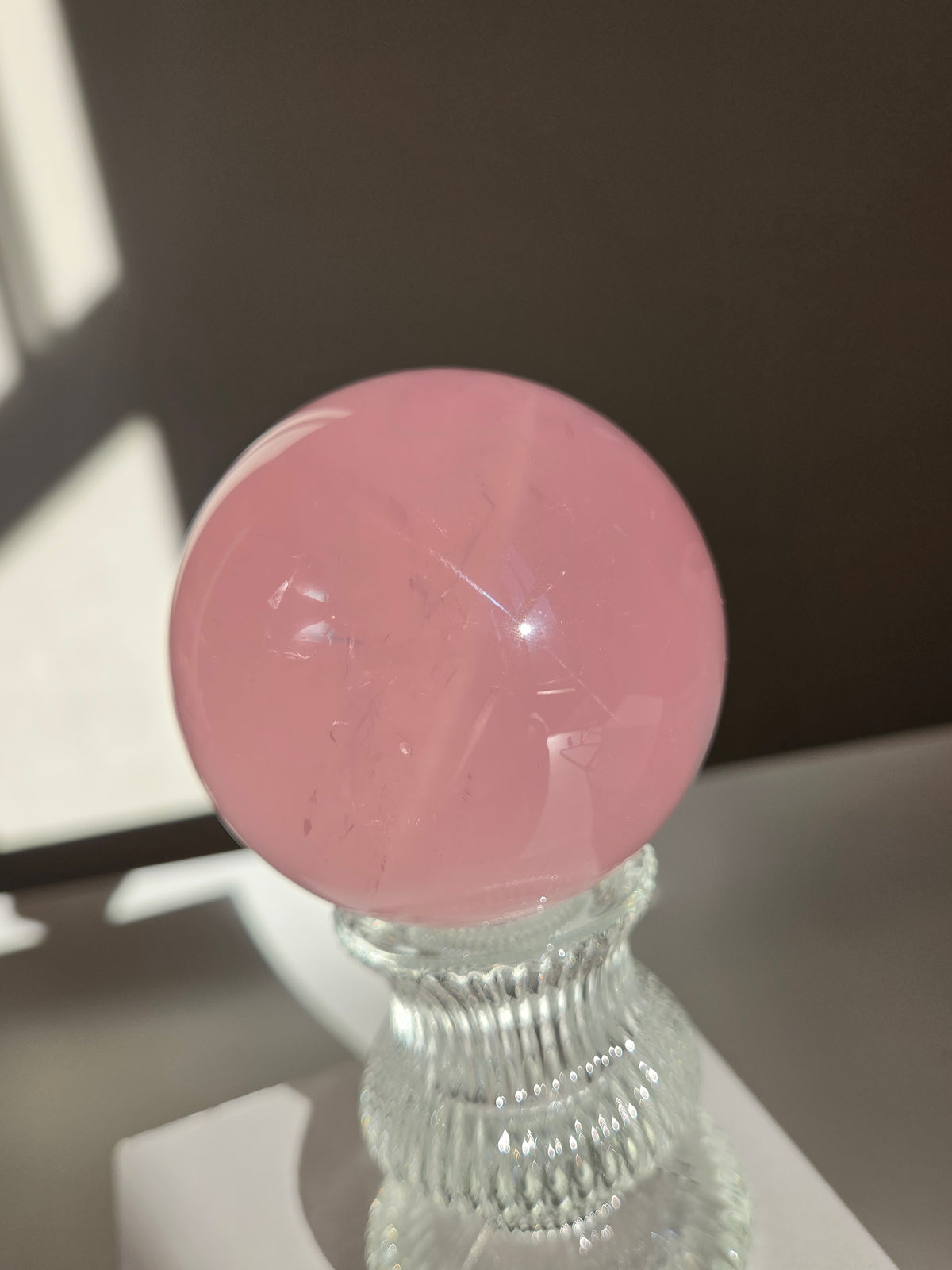 Rose Quartz Sphere 029