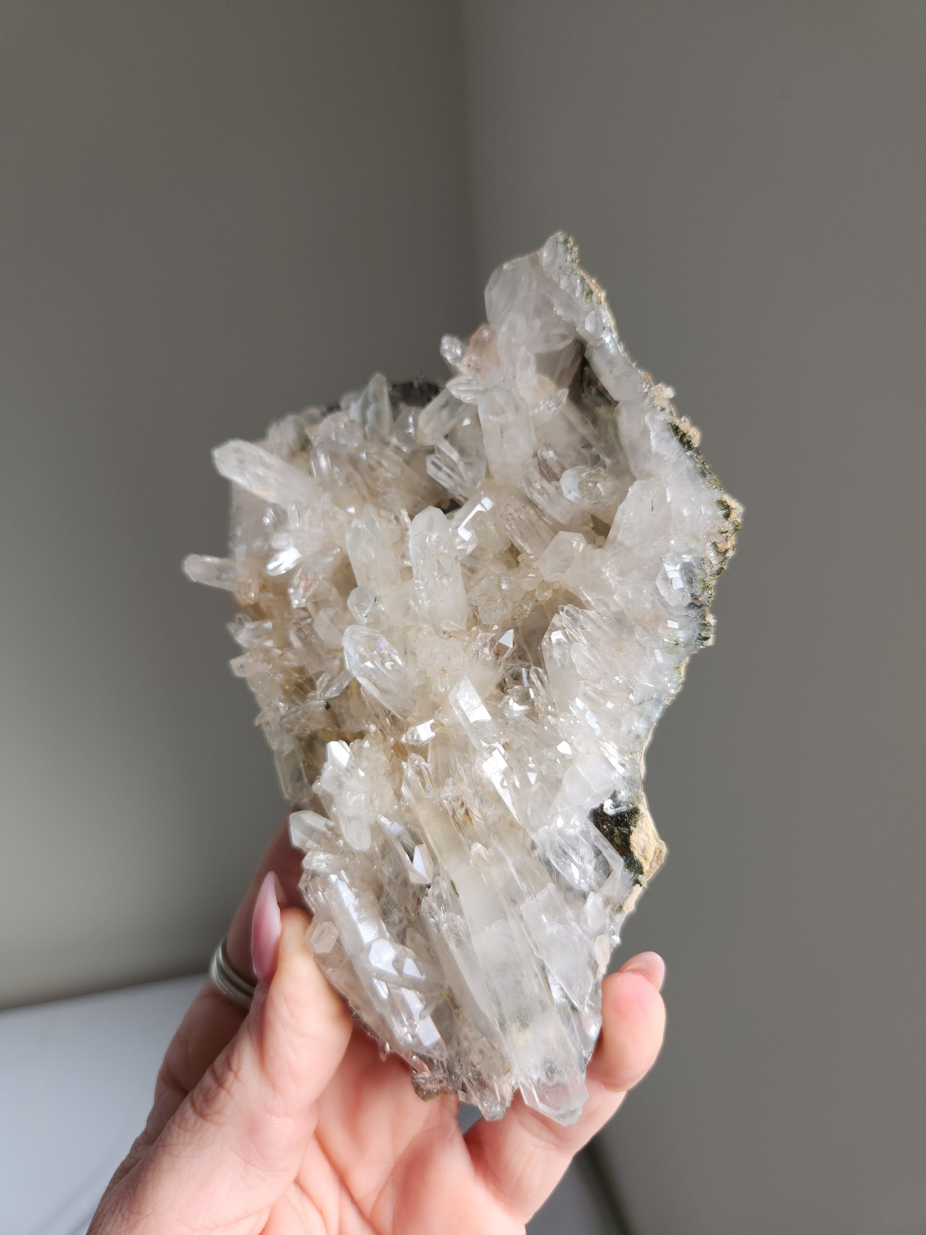 Garden Quartz Cluster 002