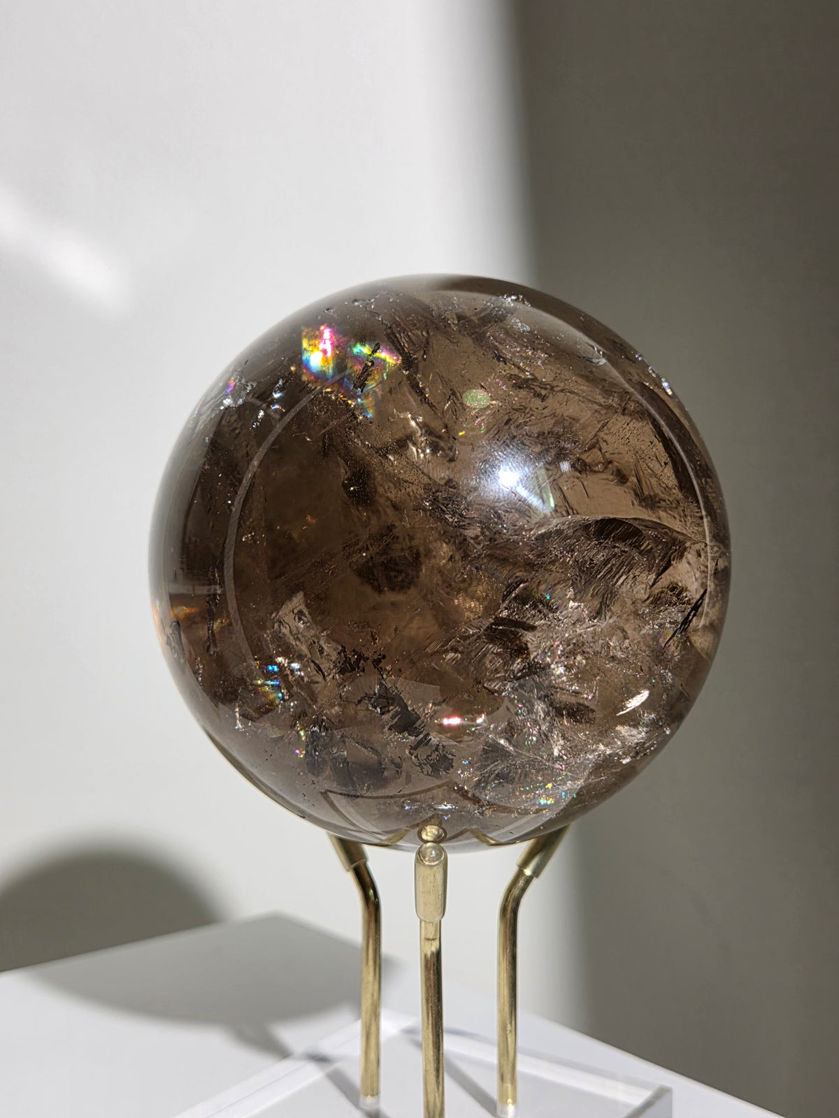 Smoky Quartz Sphere 009