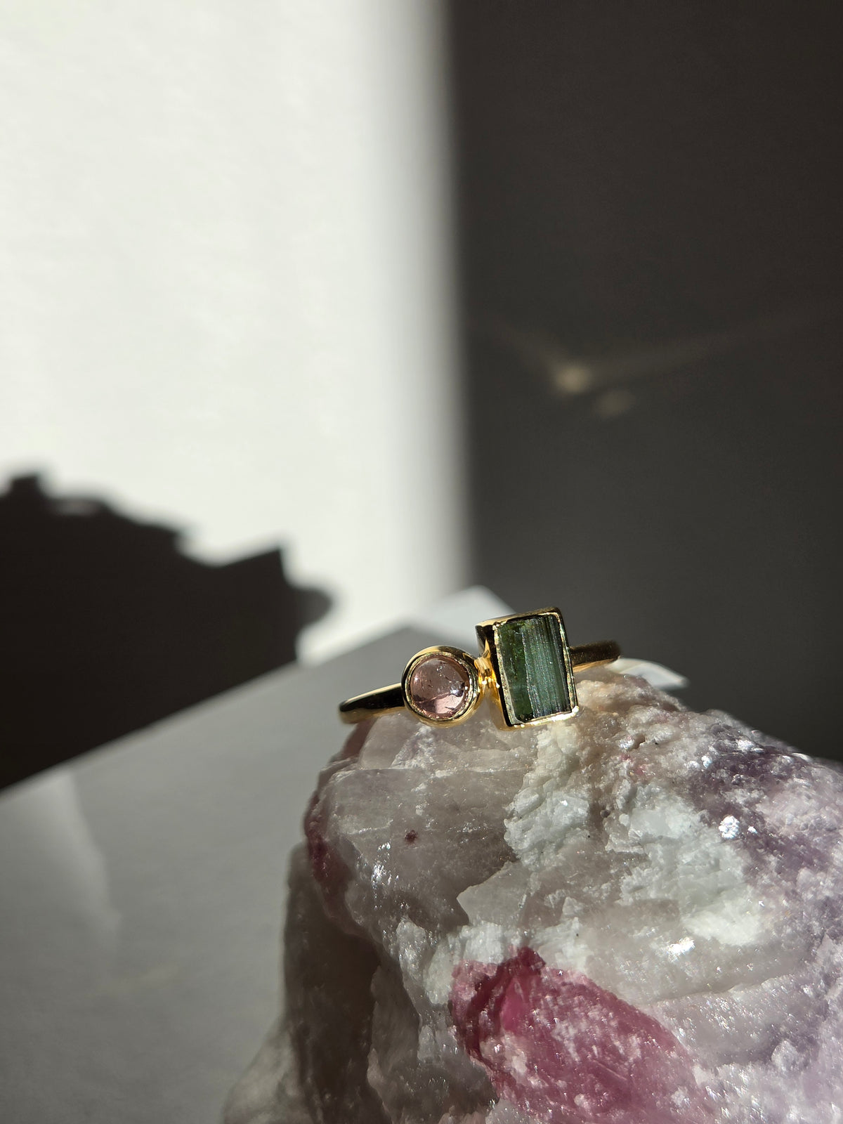 Size 6 | tourmaline Ring | gold 062