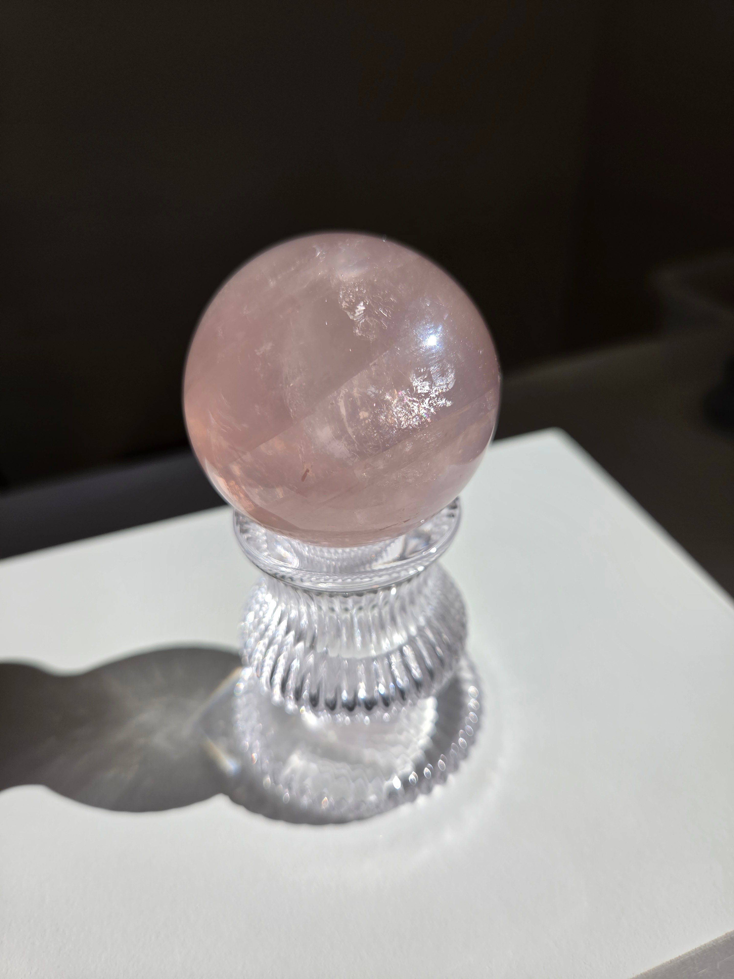 Rose Quartz Sphere 005