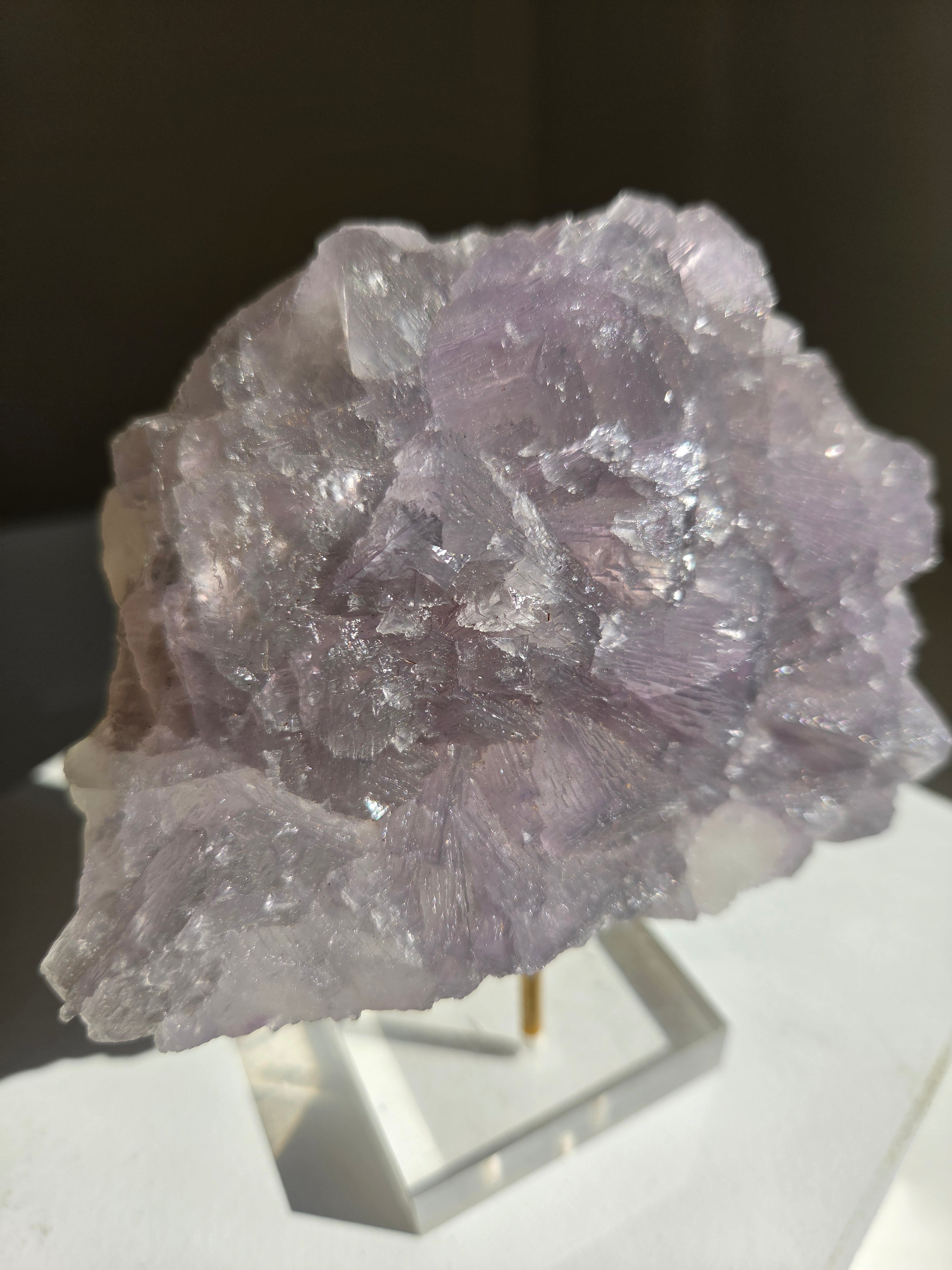 Raw Lavendar Fluorite 002