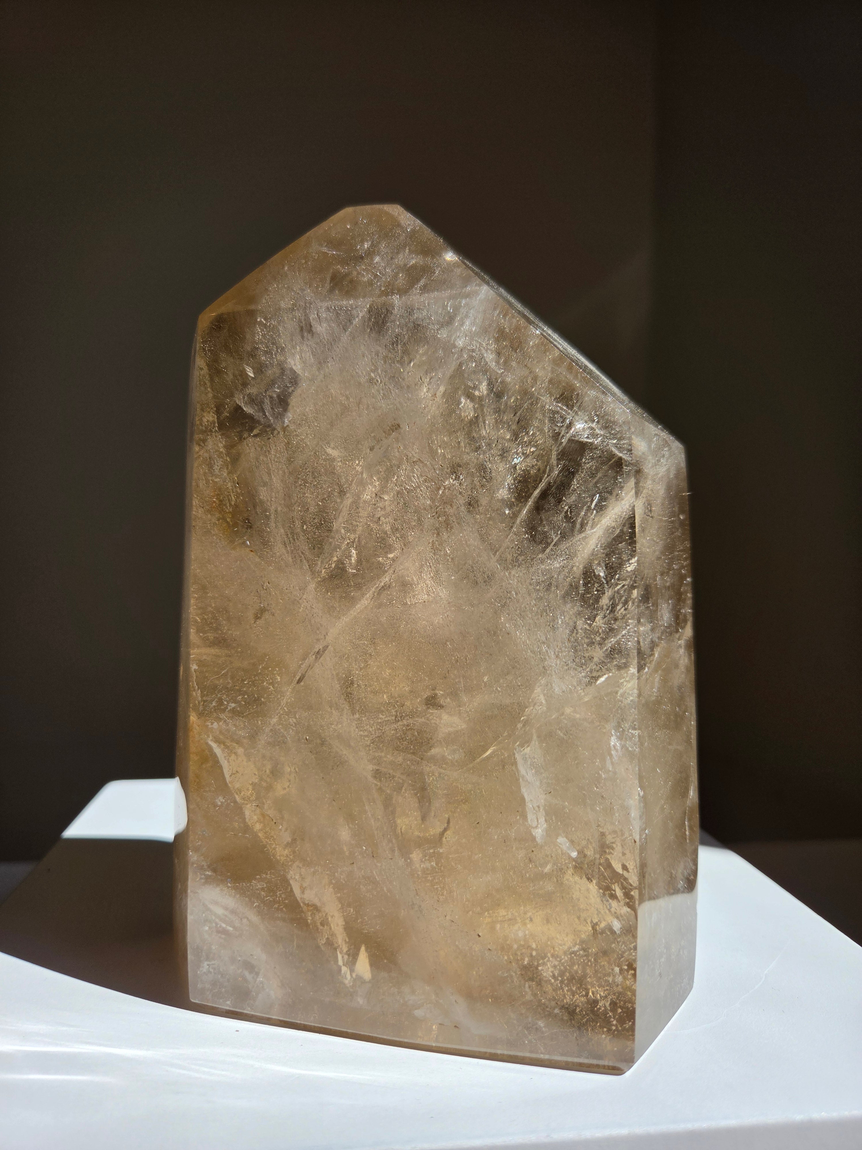 Chisel Tip Smoky Quartz Tower