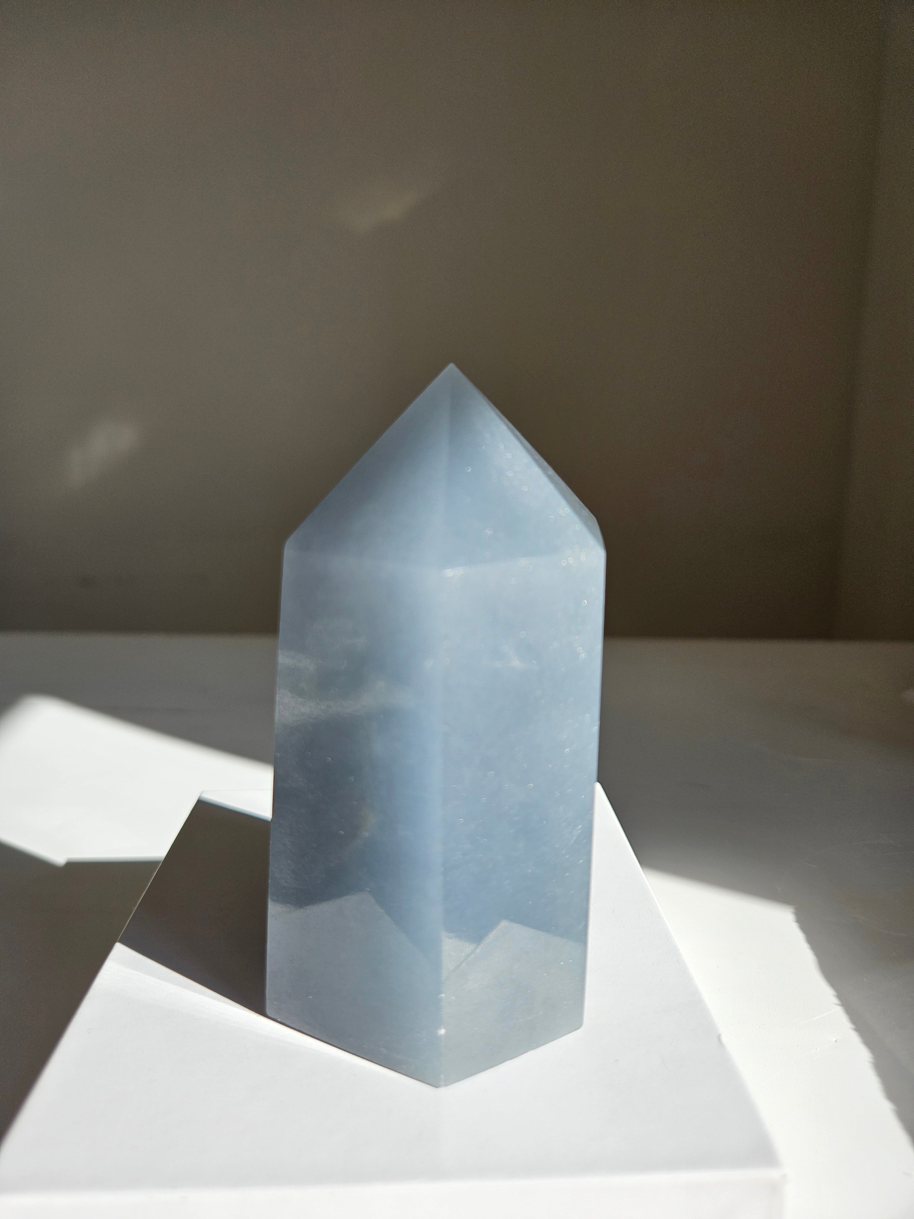 Snowflake Angelite Tower 013