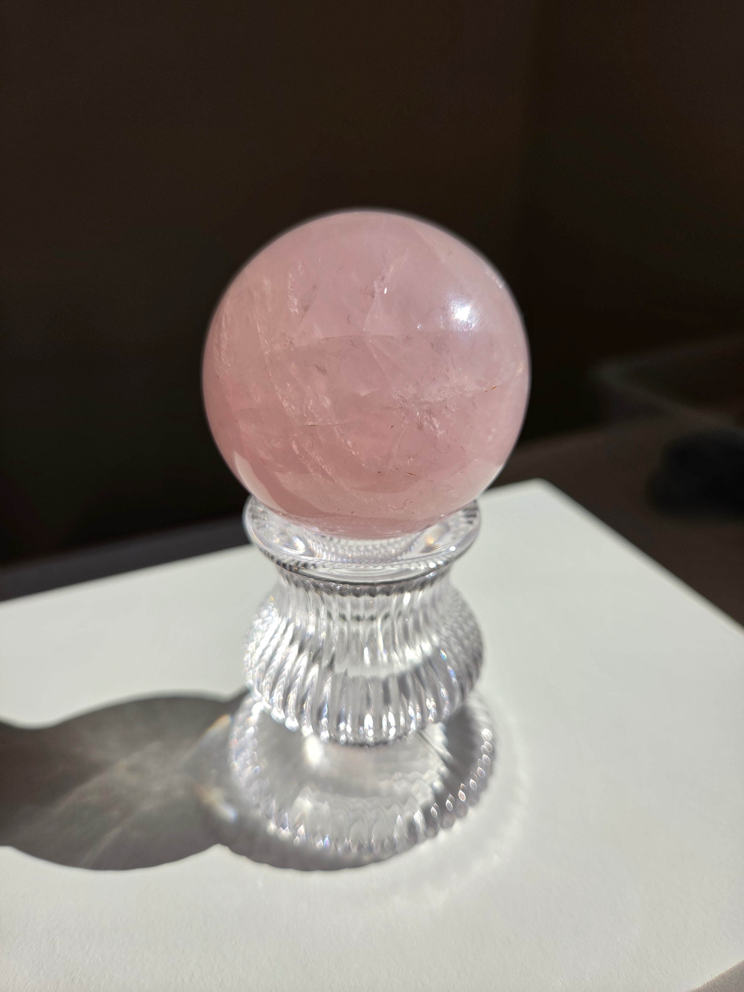 Rose Quartz Sphere 003