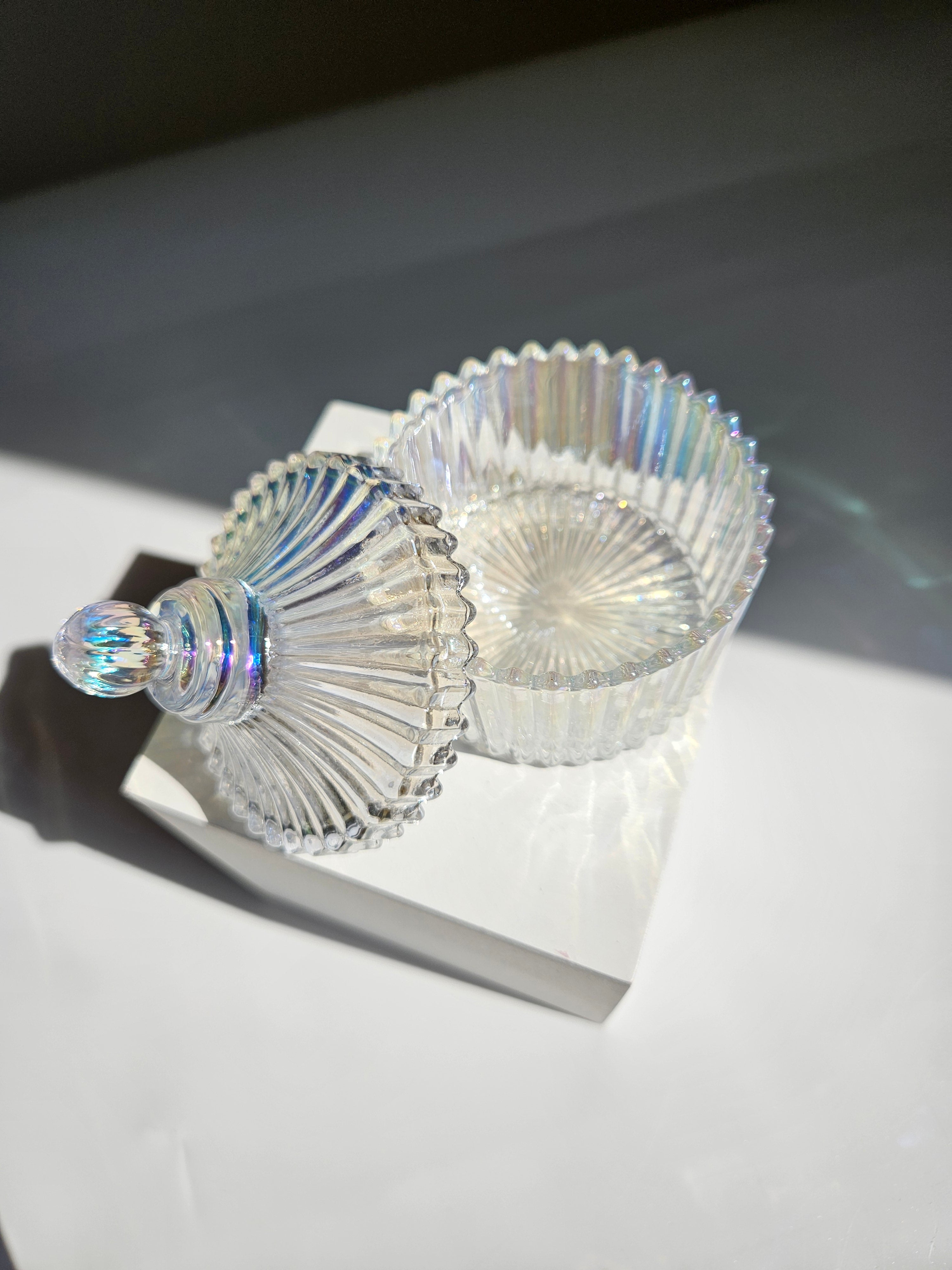 Aura Glass Candy Dish