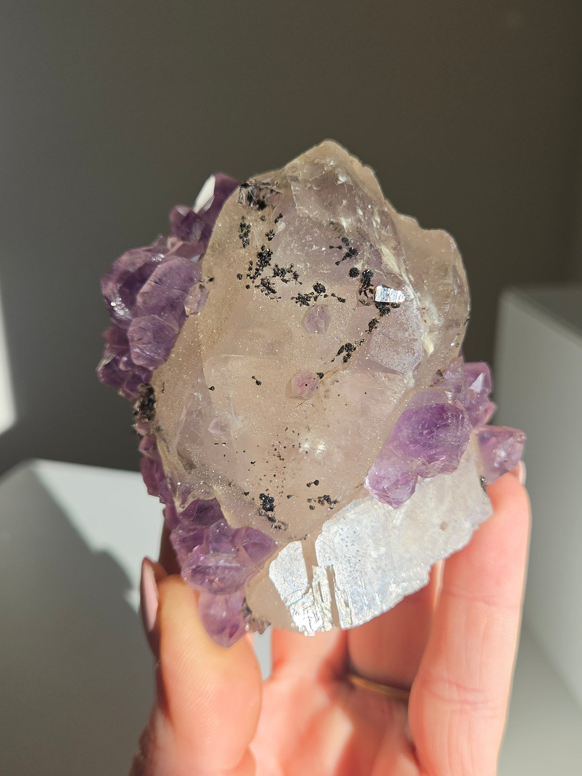 Amethyst x Calcite 002