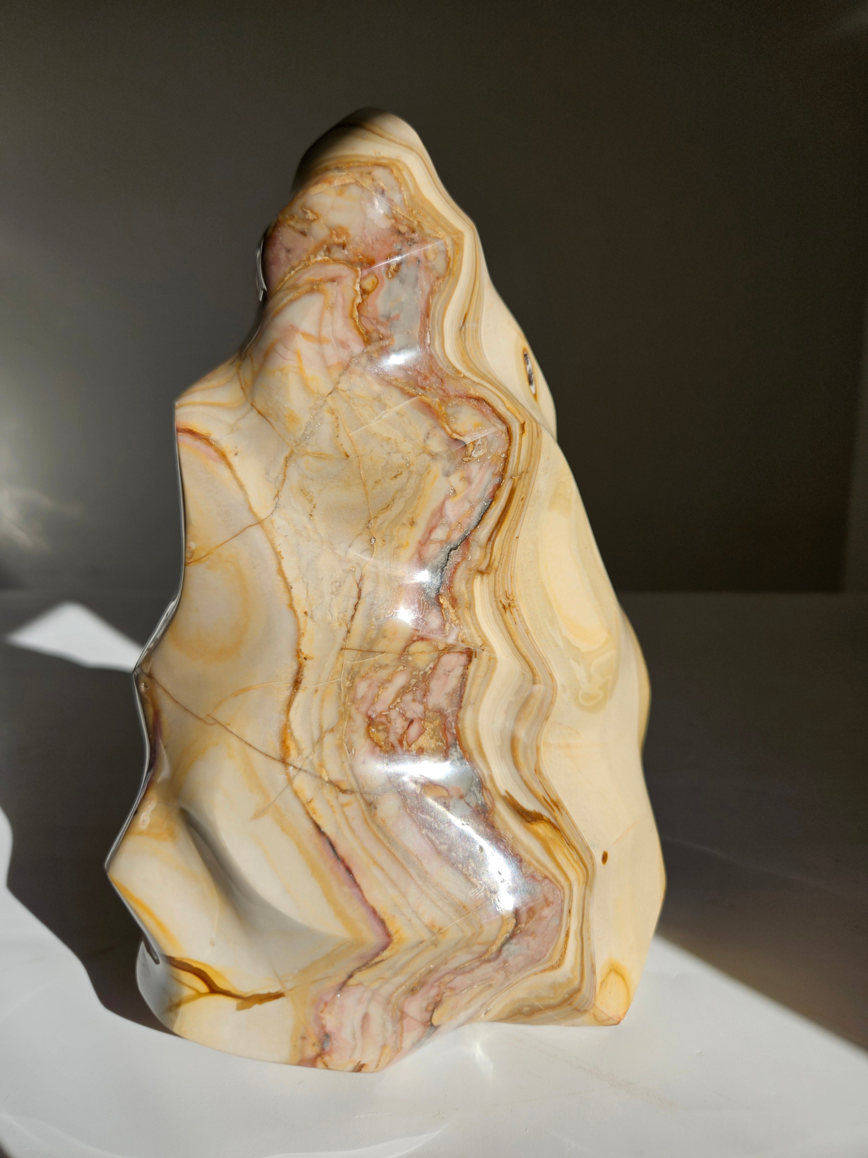 Polychrome Jasper Statement Flame