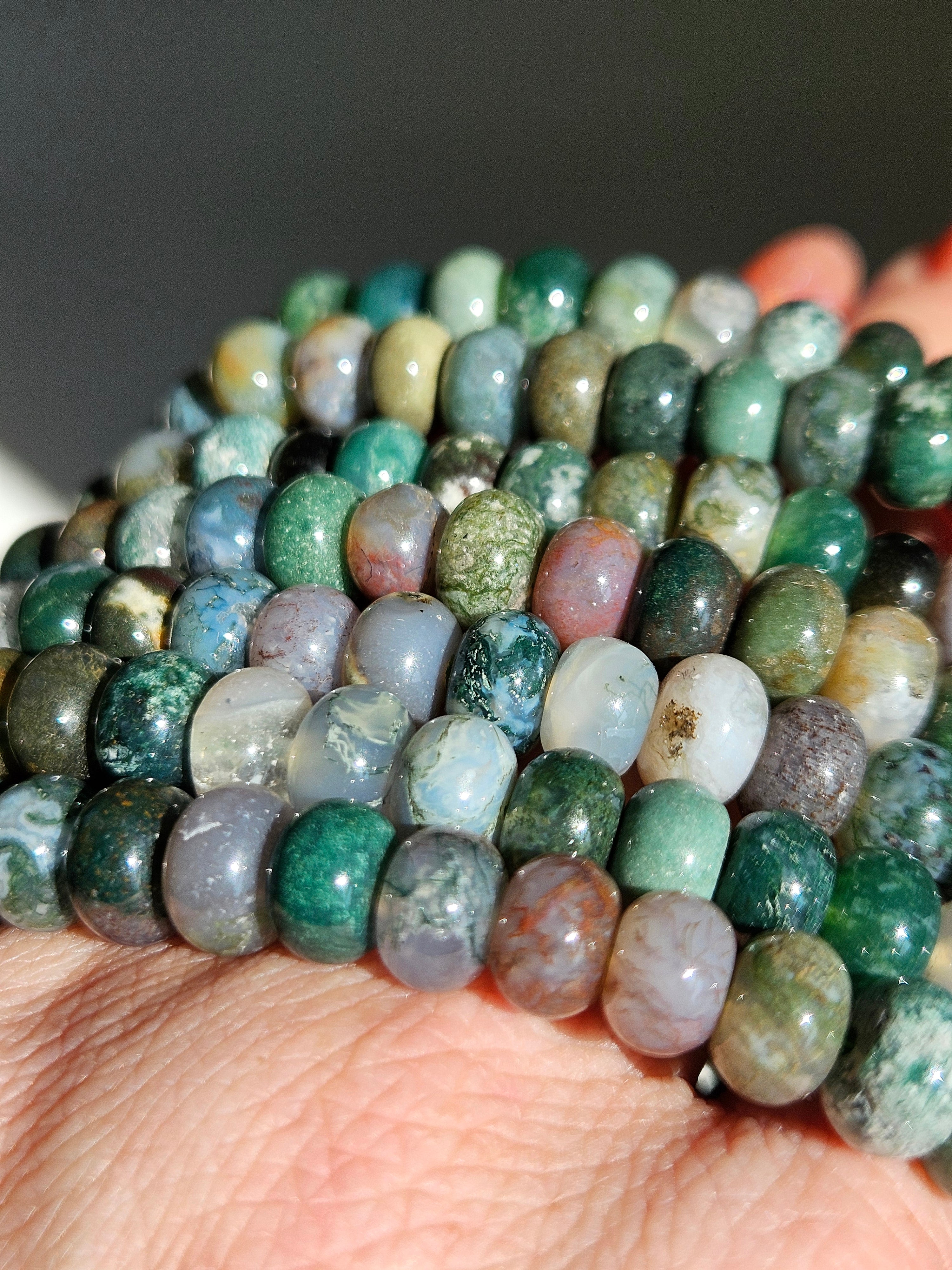 Sea Jasper bracelet | donut bead