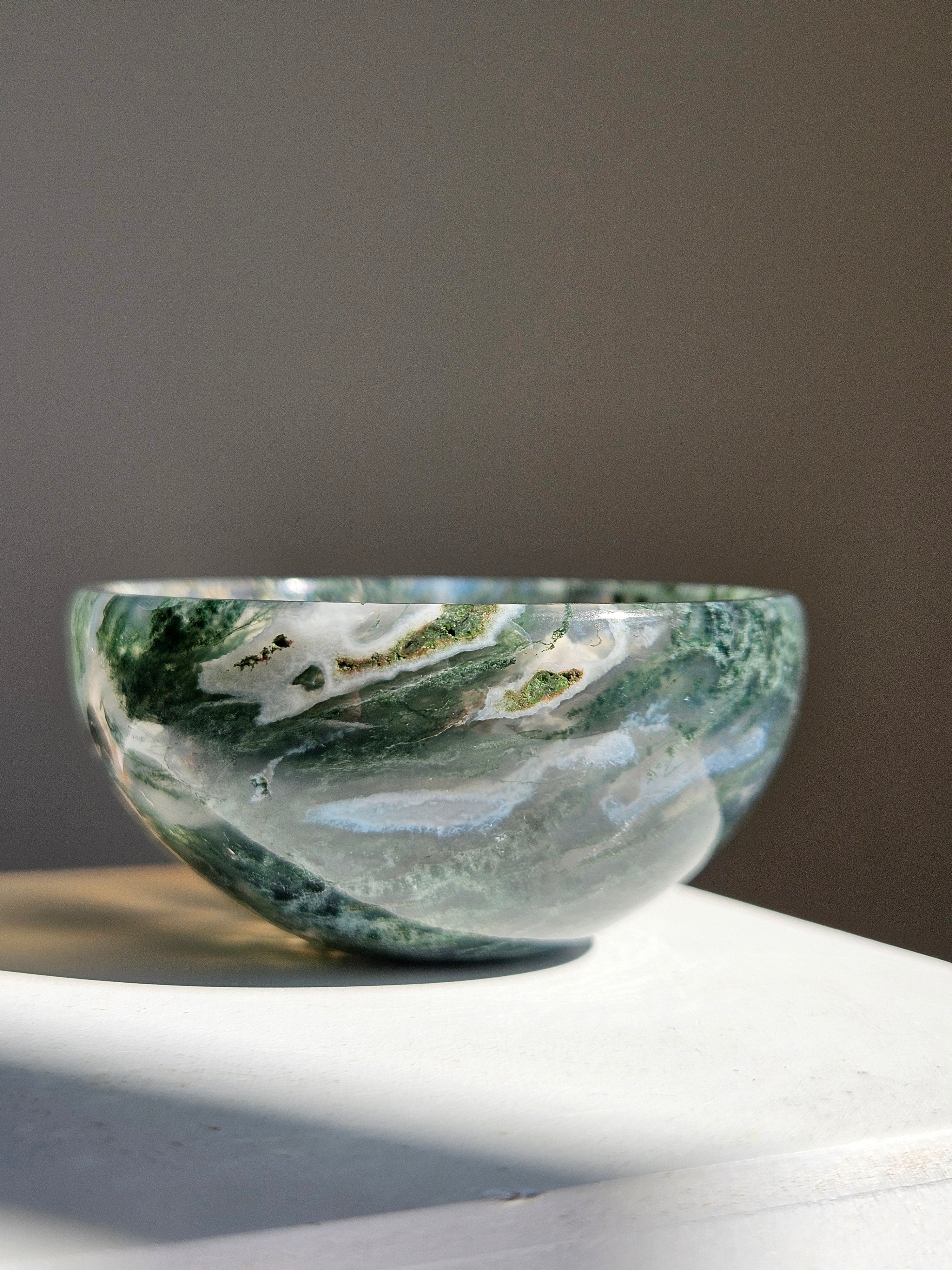 HQ Moss Agate Mini Bowl 008