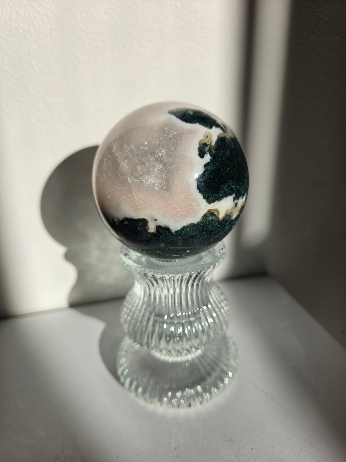 Moss Agate Sphere 002