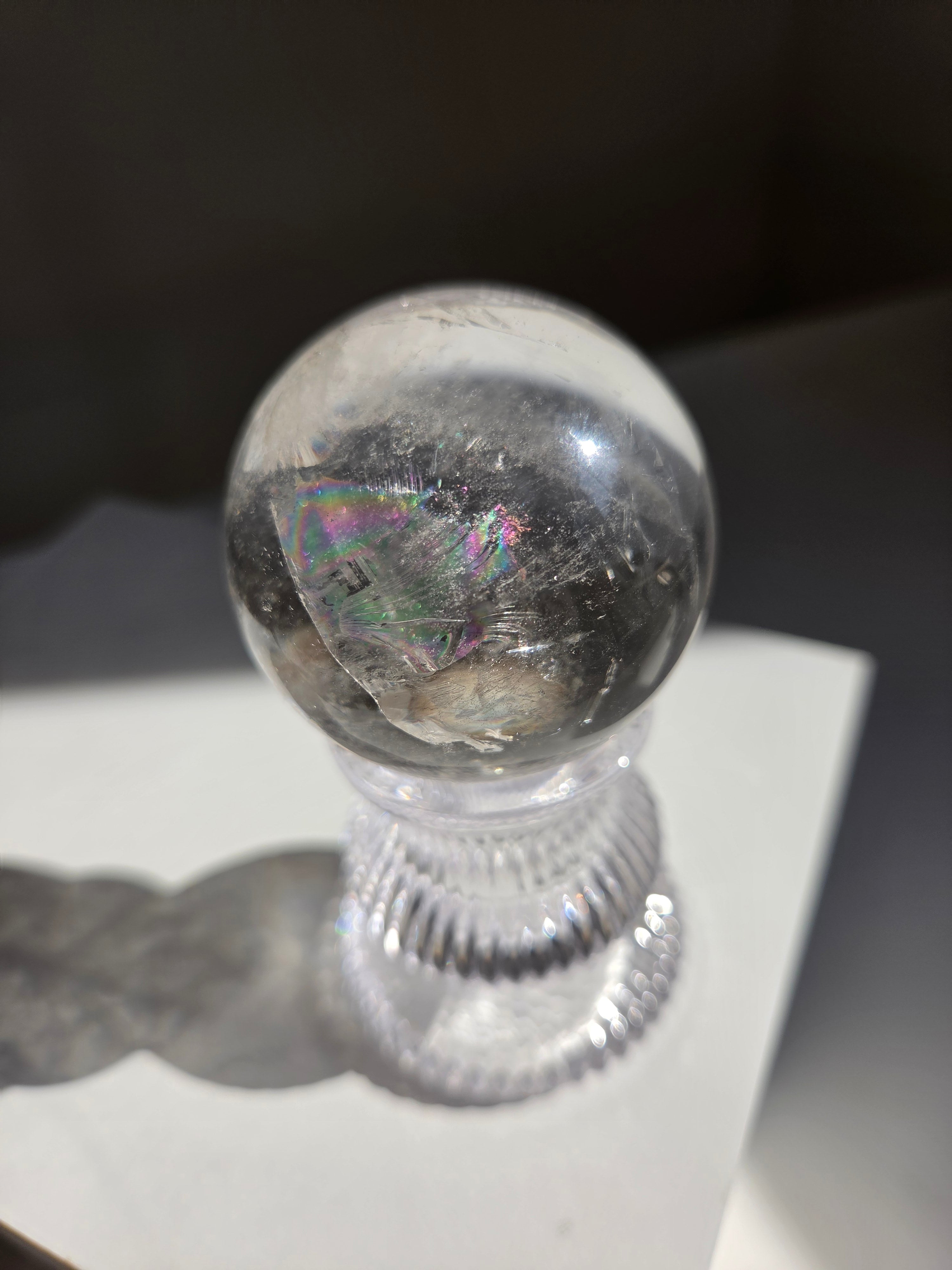 Lemurian Quartz Sphere 019