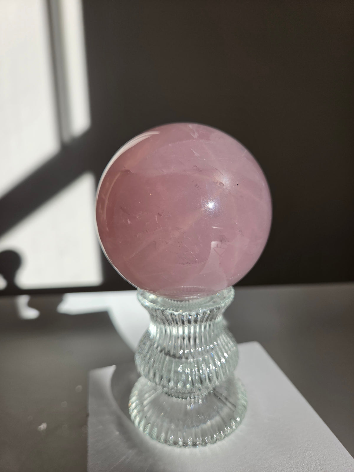 Rose Quartz Sphere 033