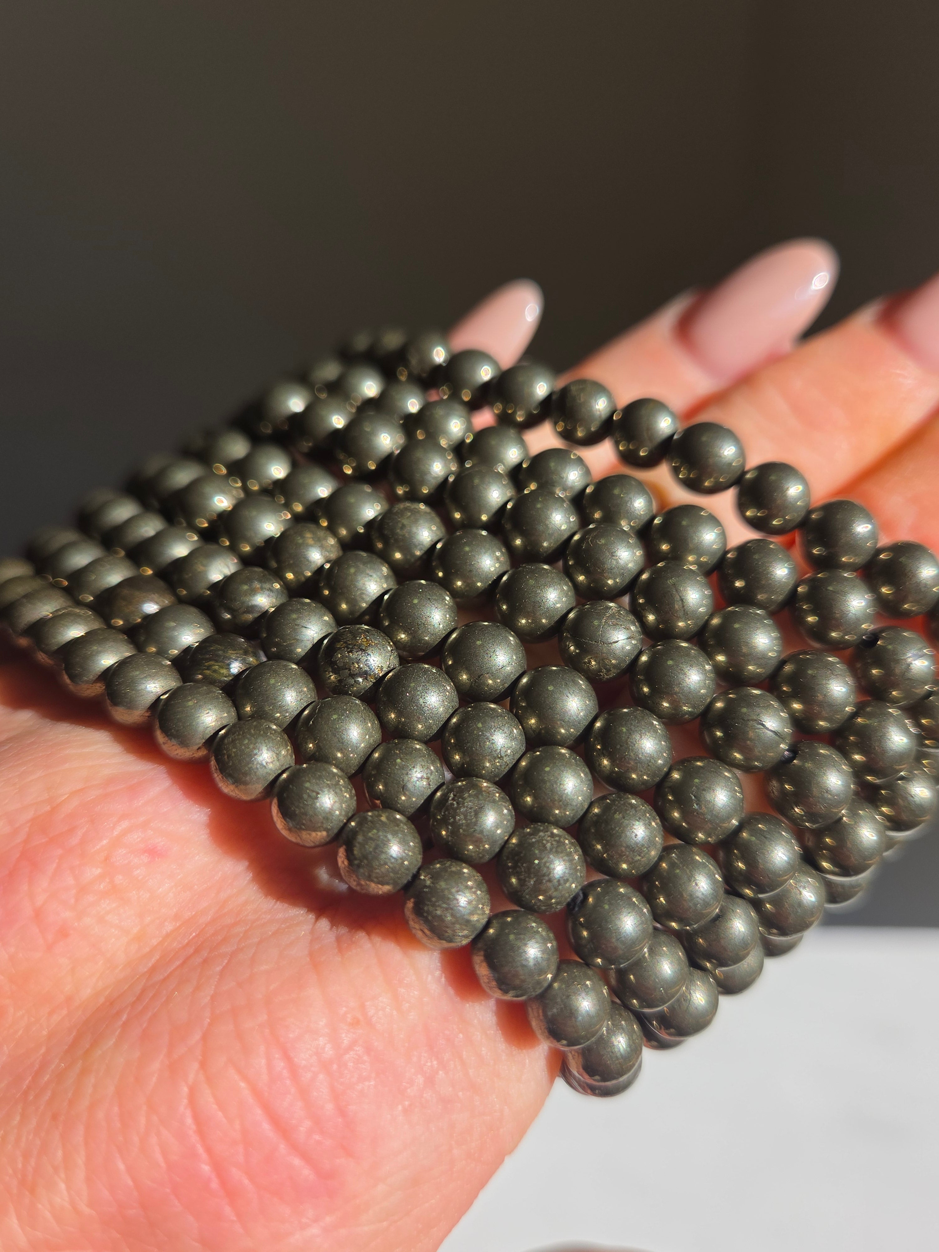 Pyrite Bracelet | 6mm
