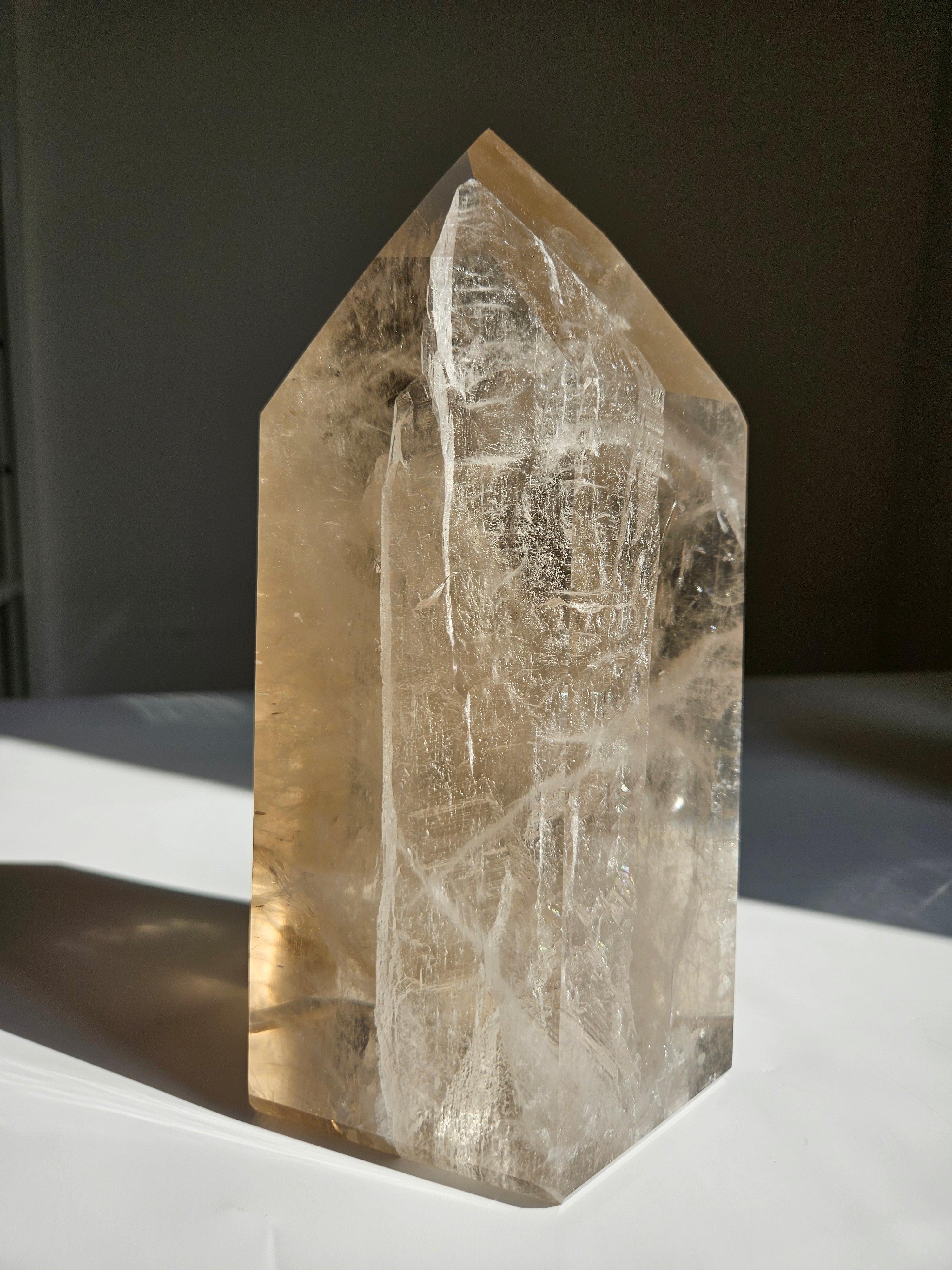 Smoky Citrine Statement Tower