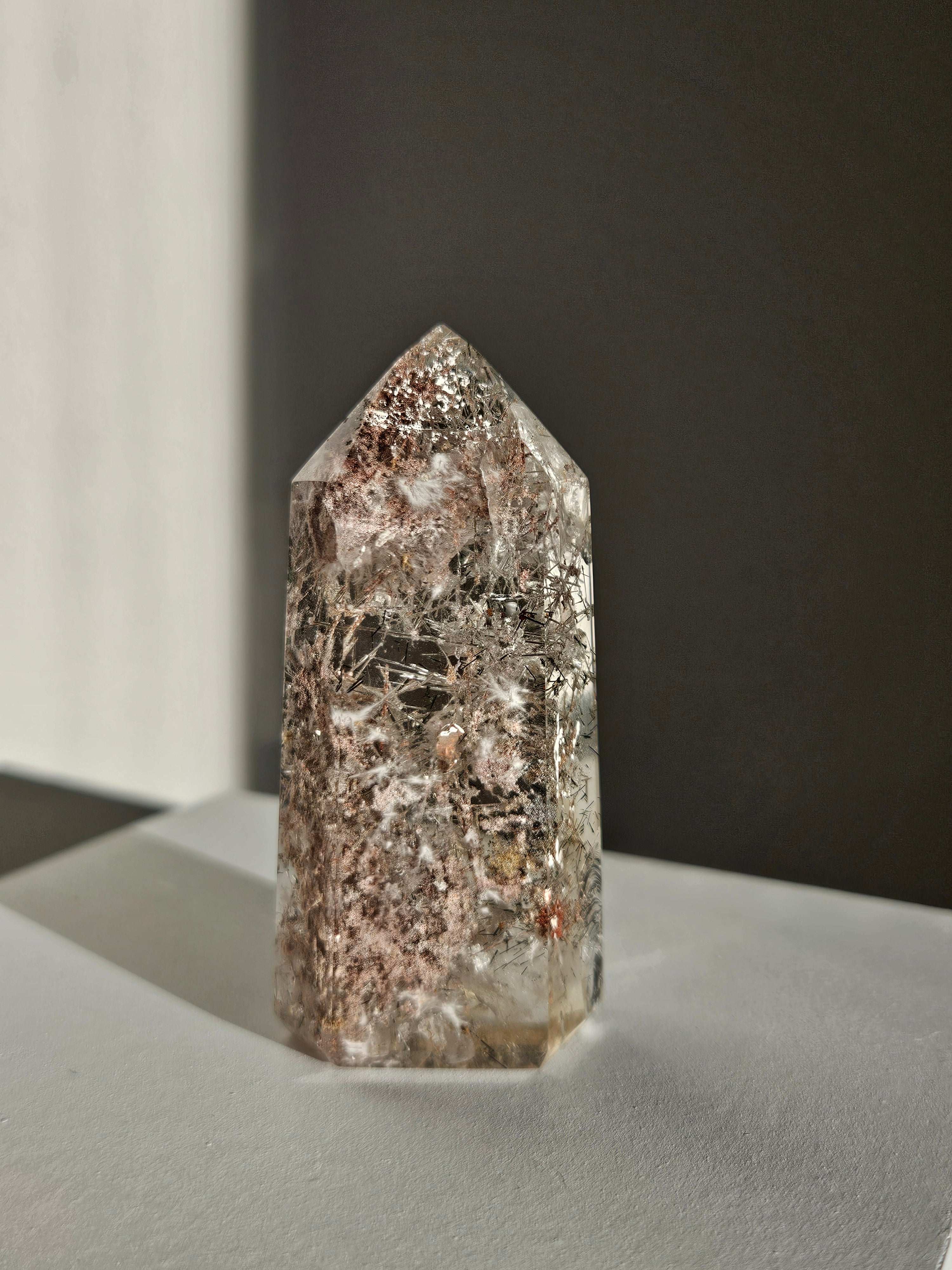 Citrine x Rutile Tower 009