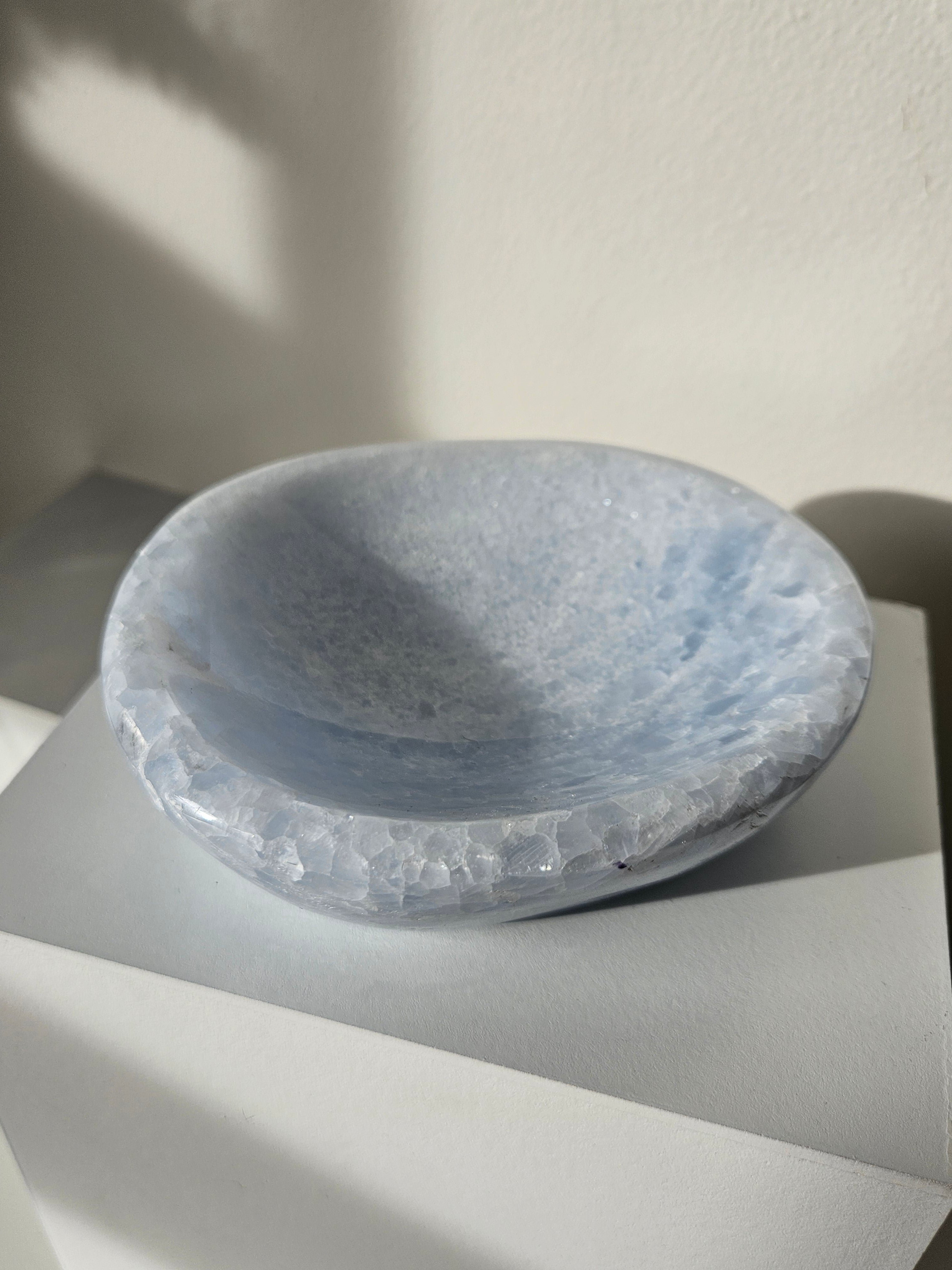 Blue Calcite Bowl 002