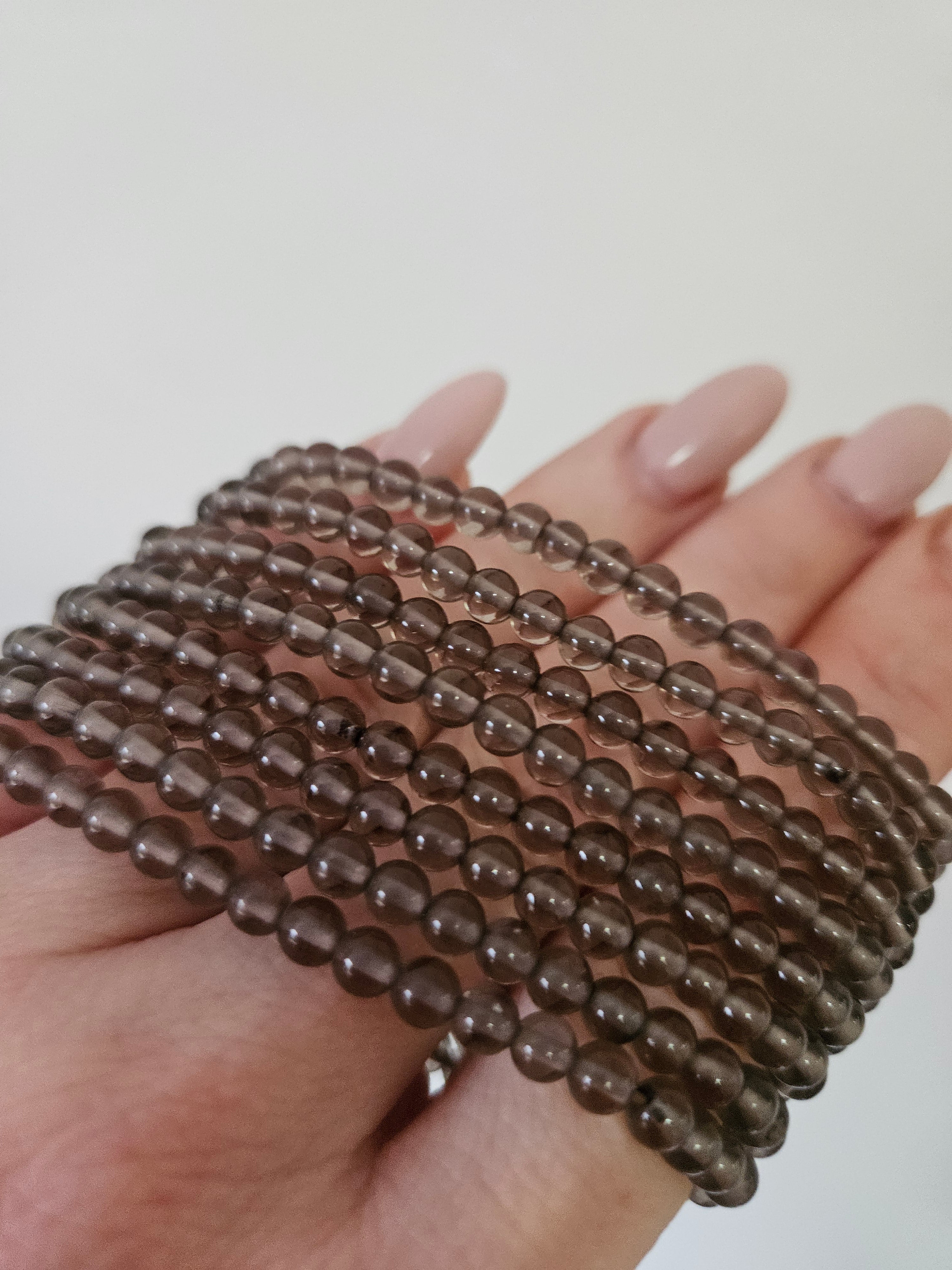 Smoky Quartz Bracelet | 4mm