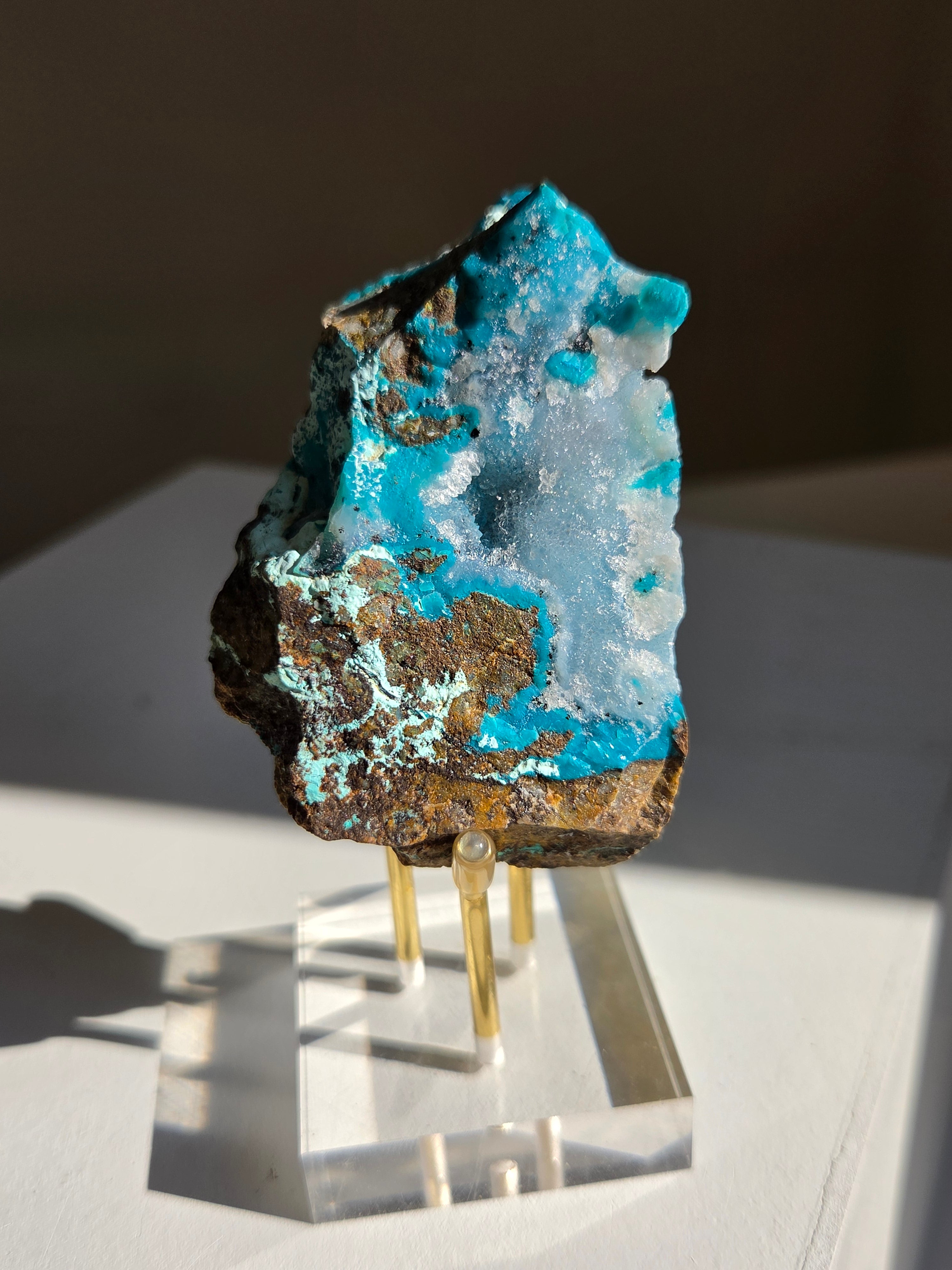 Raw Druzy Chrysocolla 003