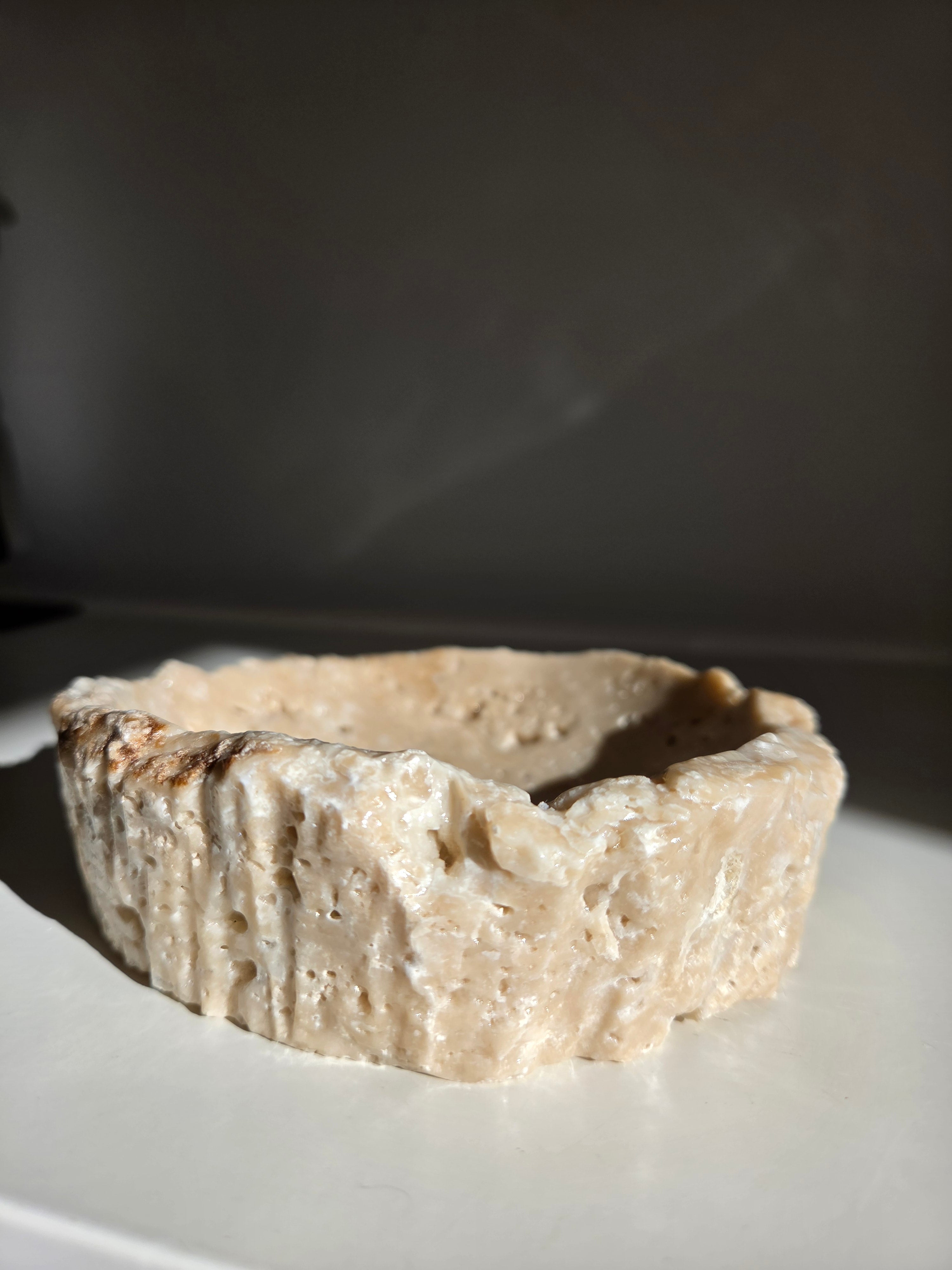 Raw Chocolate Calcite Bowl 001