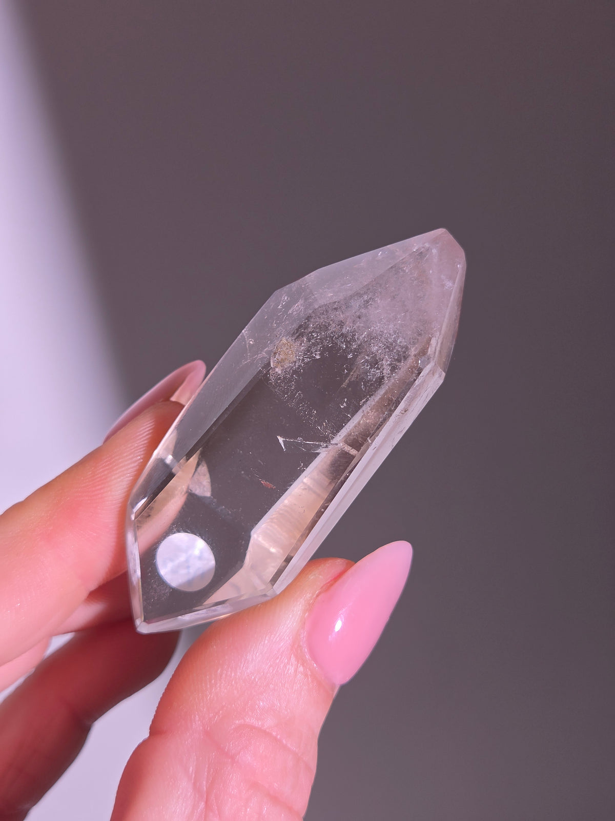 Semipolished Smoky Lemurian Quartz 011