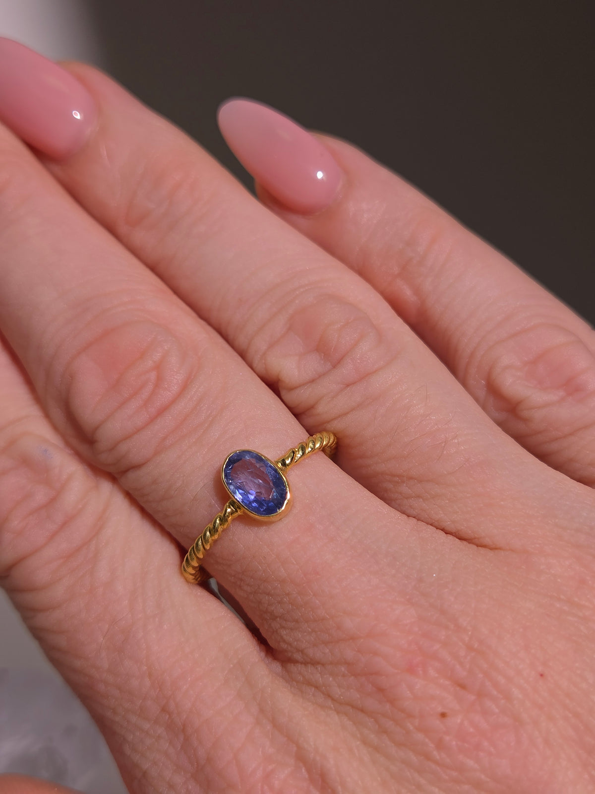 Size 9 | Sapphire Ring | gold